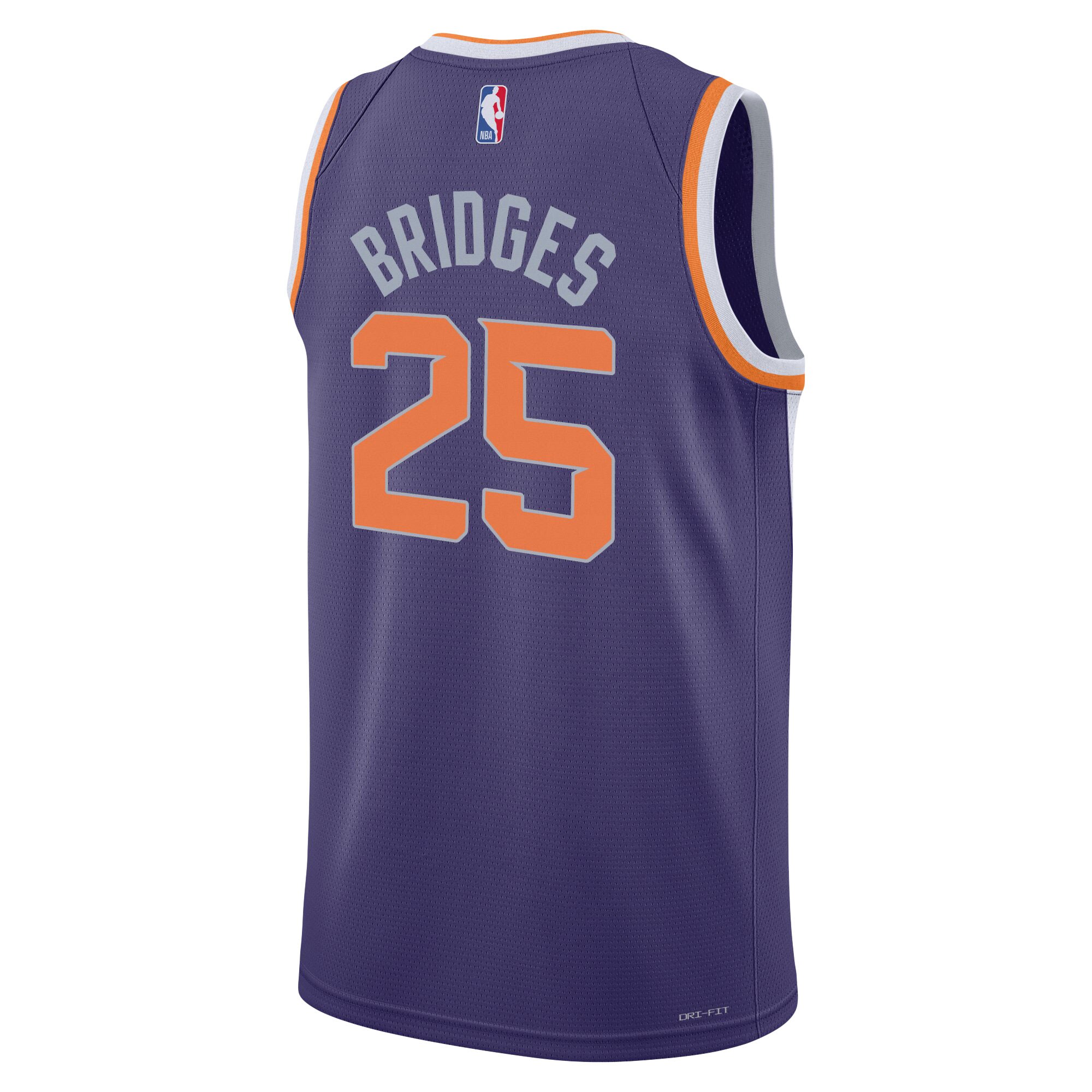 Mikal Bridges Phoenix Suns  Youth Swingman Jersey - Icon Edition - Purple