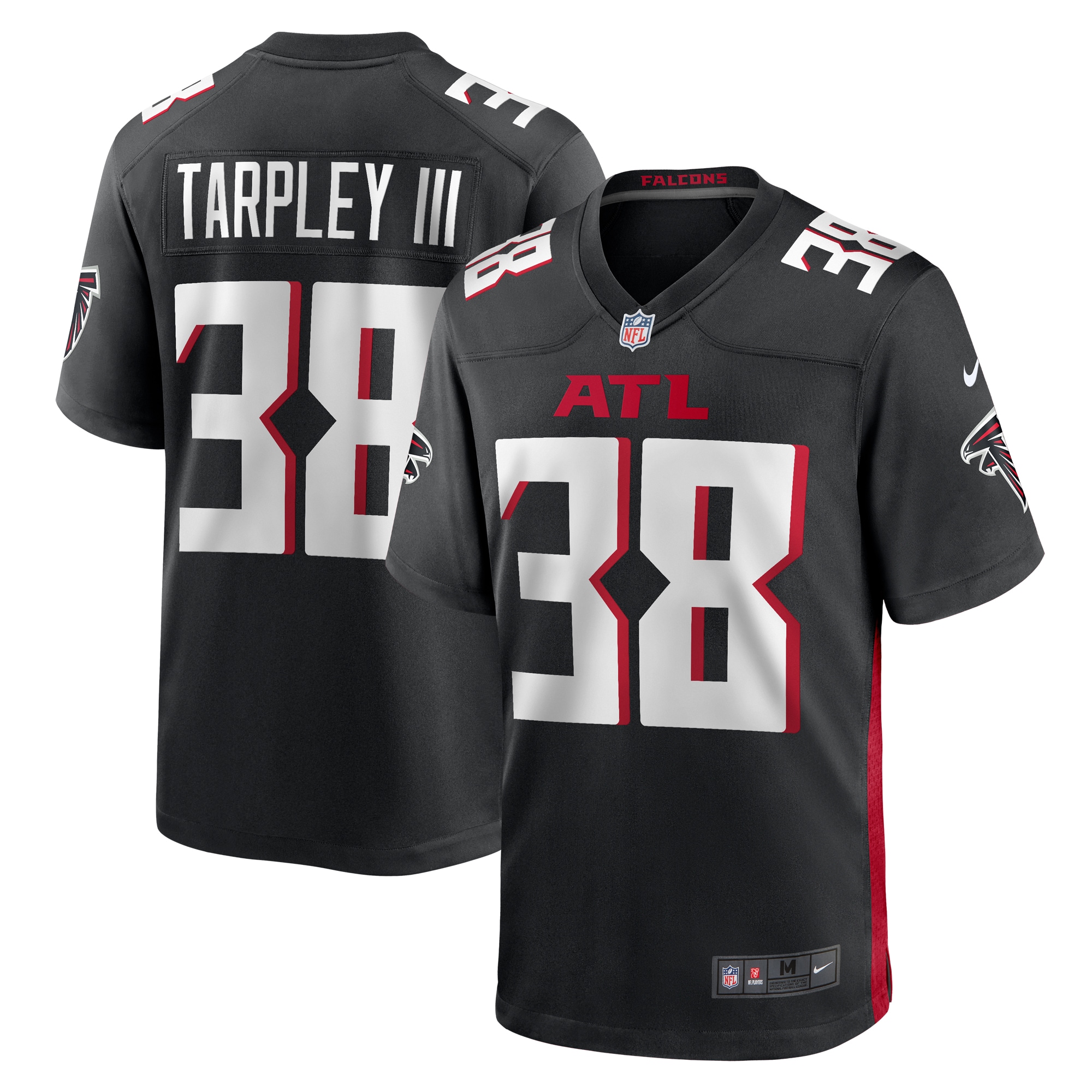 Arnold Tarpley III Atlanta Falcons   Game Jersey -  Black