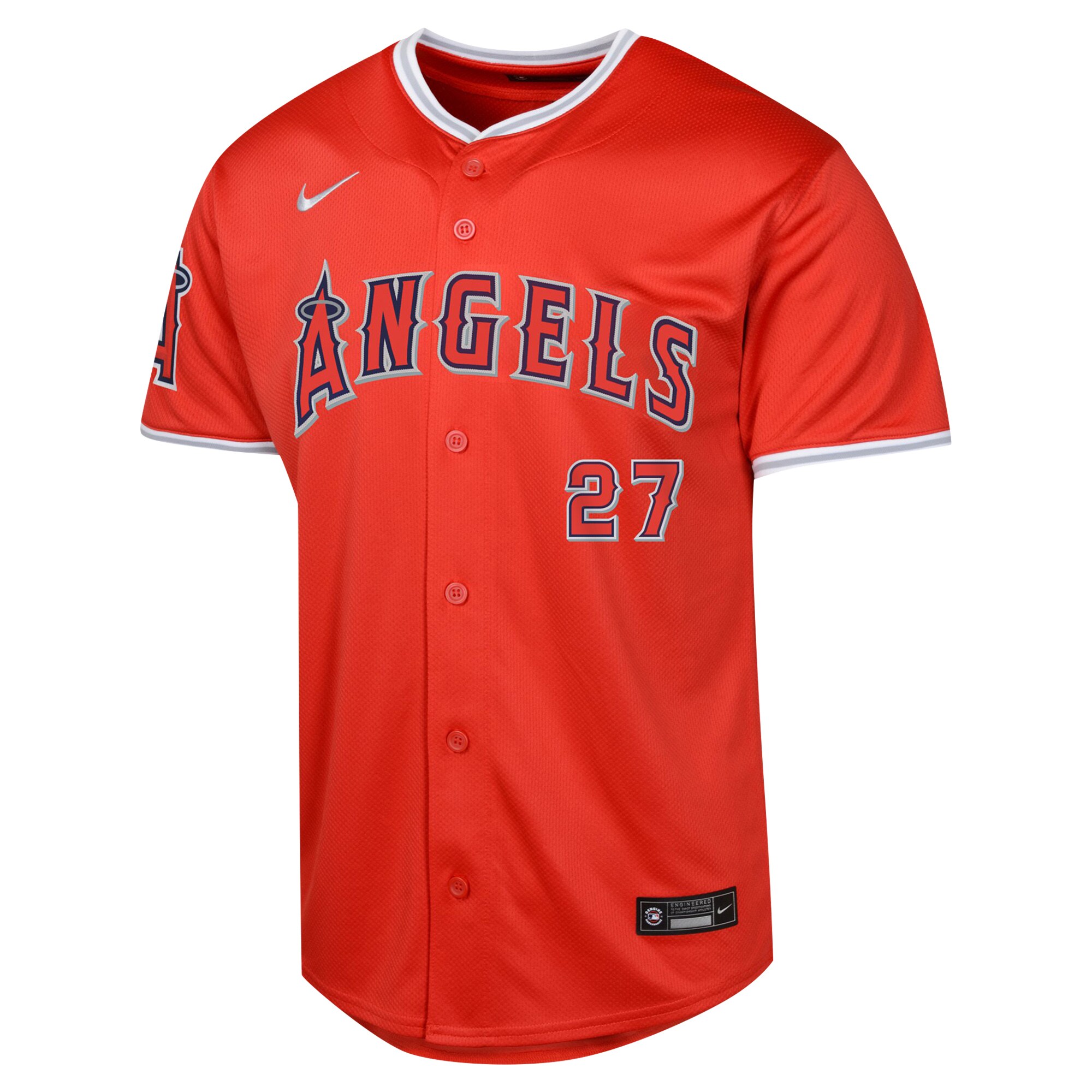 Mike Trout Los Angeles Angels  Youth Alternate Limited Player Jersey - Red
