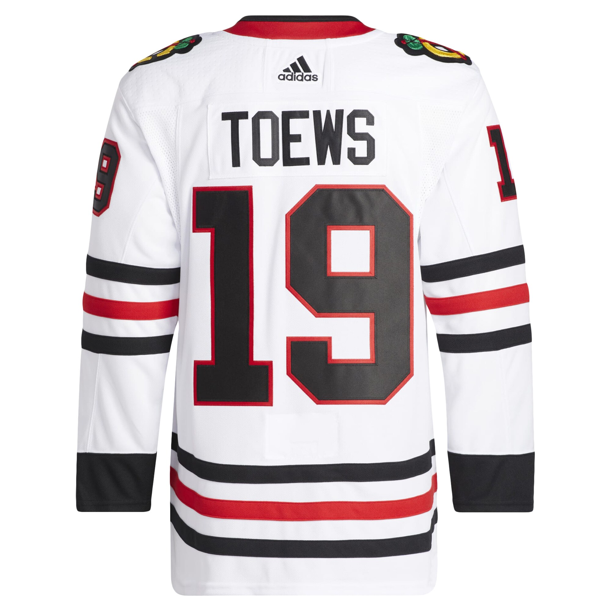 Jonathan Toews Chicago Blackhawks adidas Away Primegreen Authentic Pro Player Jersey - White