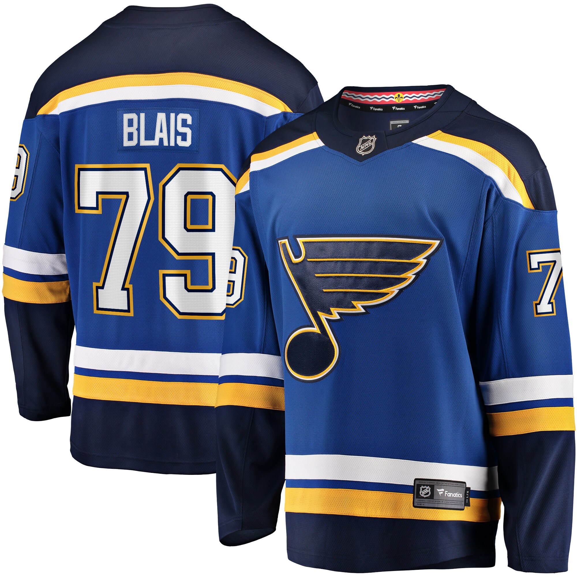 Sammy Blais St. Louis Blues Fanatics Home Breakaway Jersey - Blue