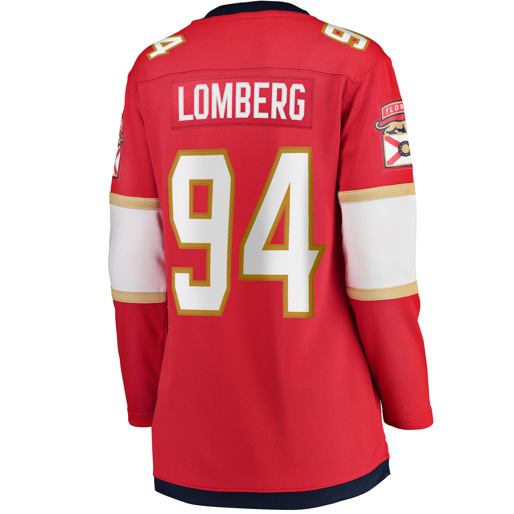 Ryan Lomberg Florida Panthers Fanatics Women's Home Breakaway Player Jersey - Red