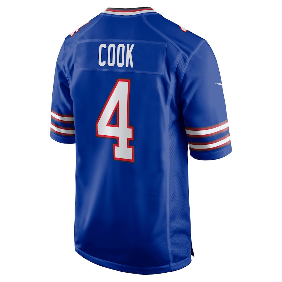 James Cook #4 Buffalo Bills Super Bowl LIX Jersey - Men's - Royal
