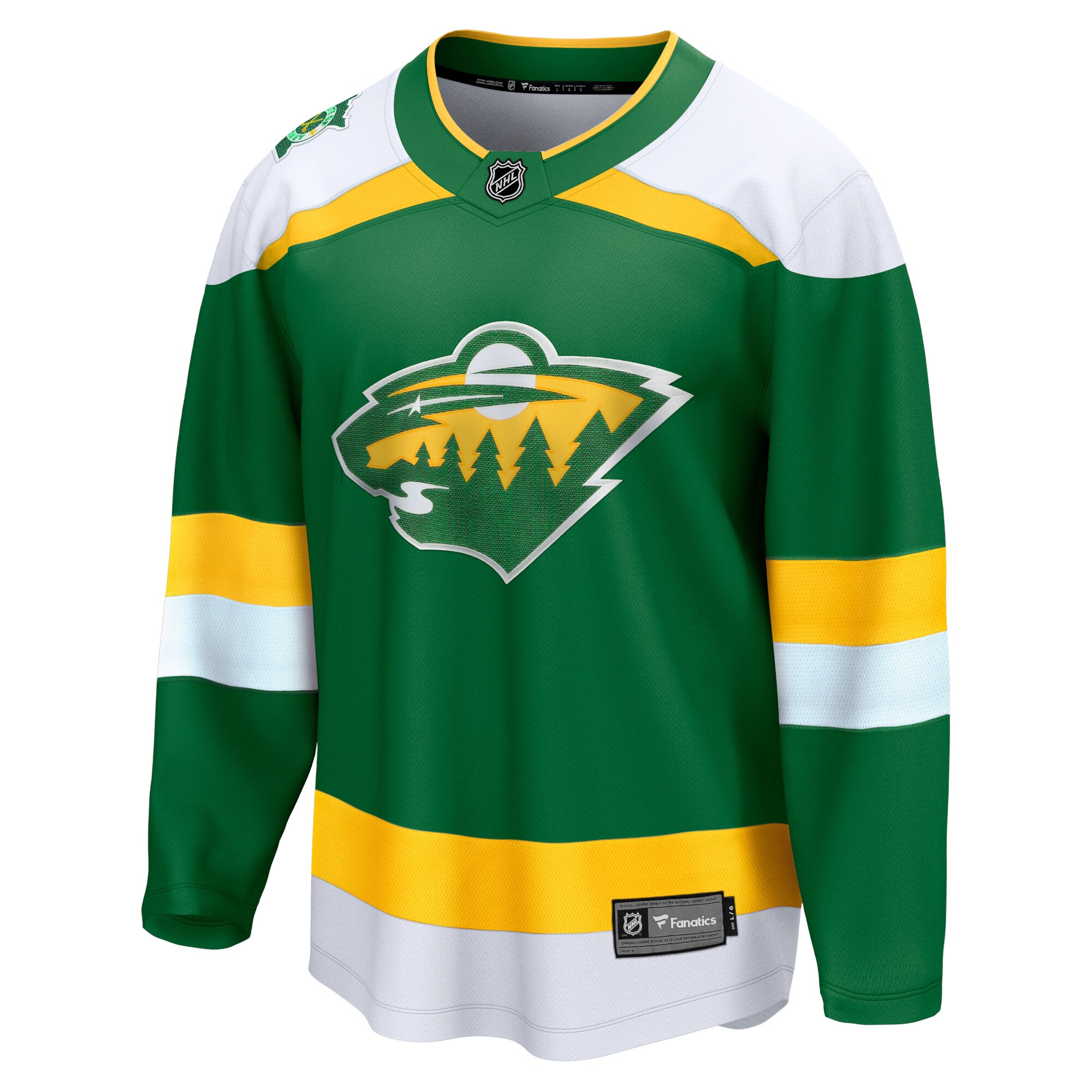 Minnesota Wild Fanatics Alternate Premier Breakaway Jersey Green