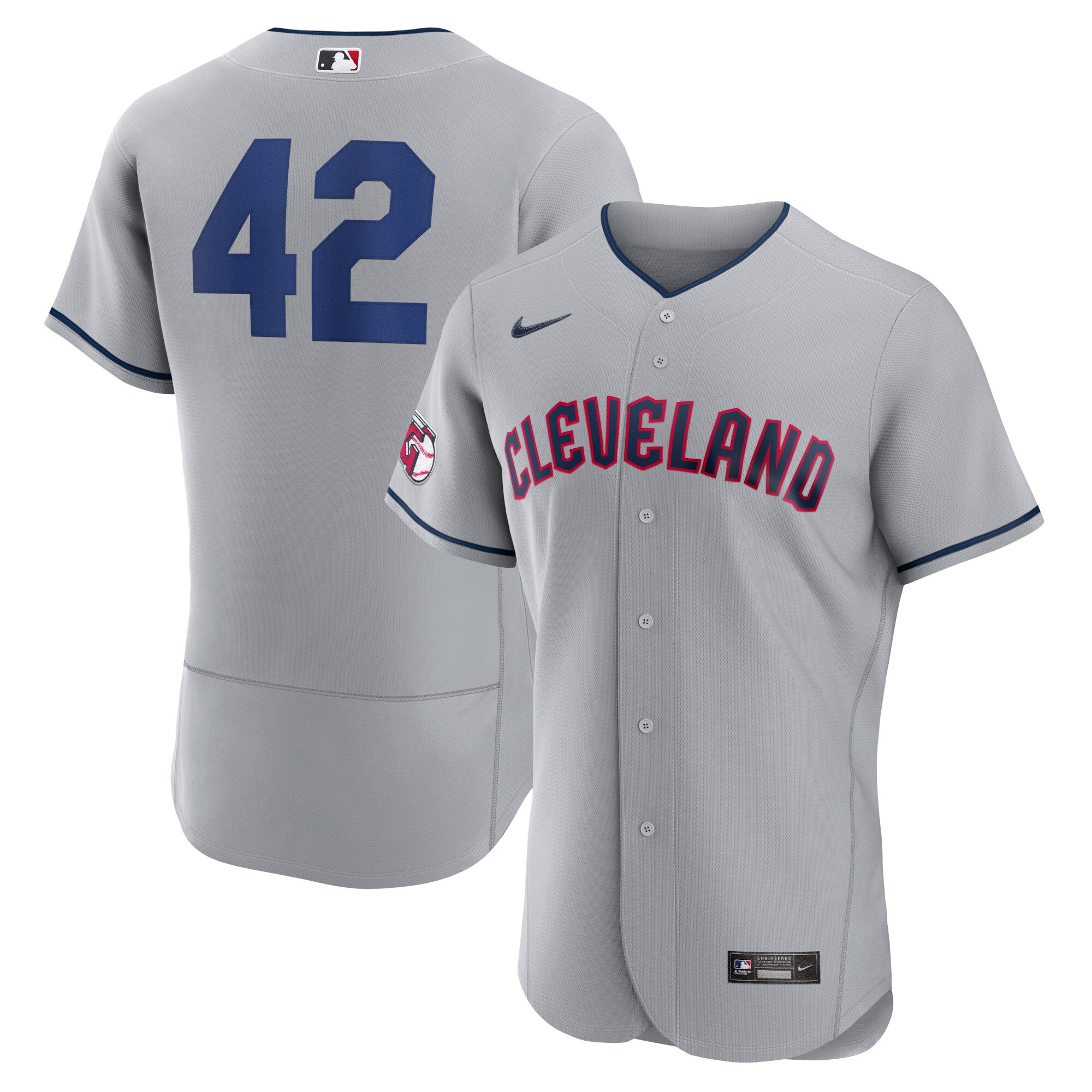 Cleveland Guardians  2023 Jackie Robinson Day Authentic Jersey - Gray