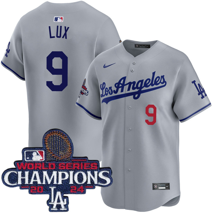 Gavin Lux Los Angeles Dodgers Road Limited World Series Champions Jersey