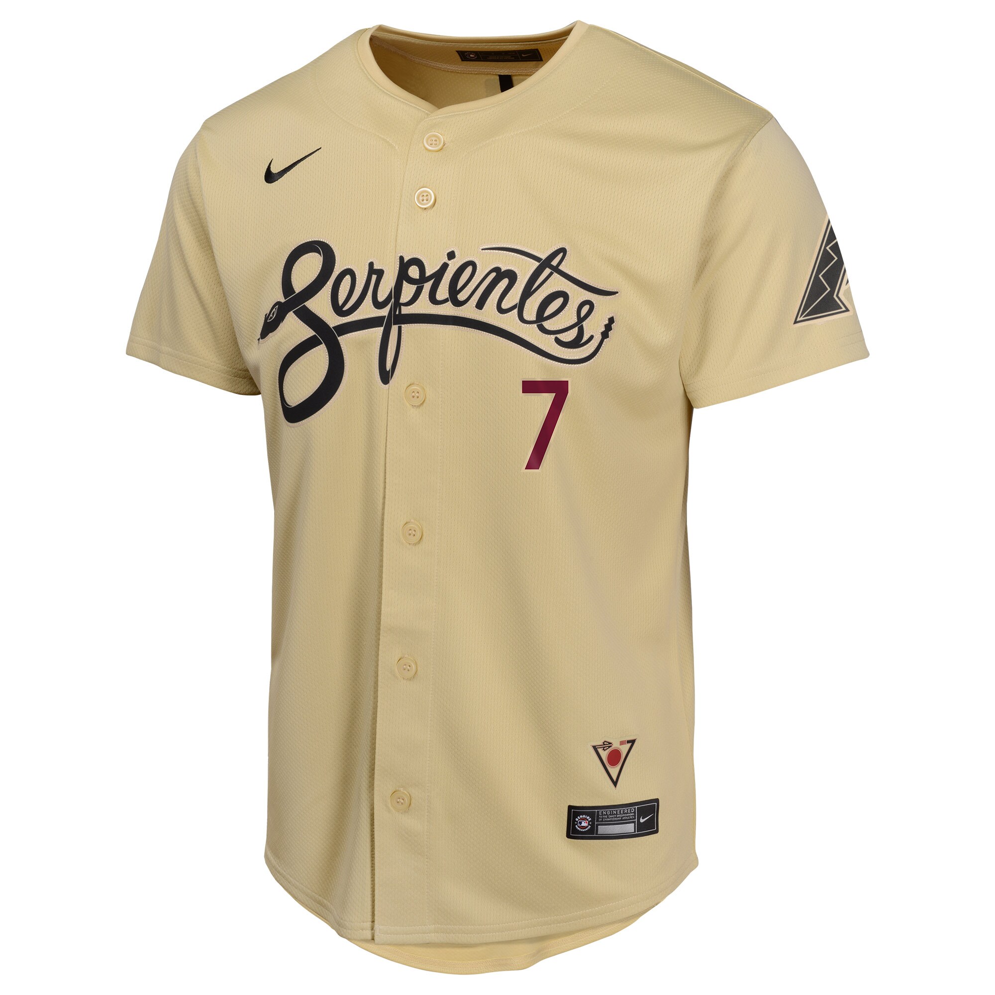 Corbin Carroll Arizona Diamondbacks Youth City Connect Limited Player Jersey - Sand