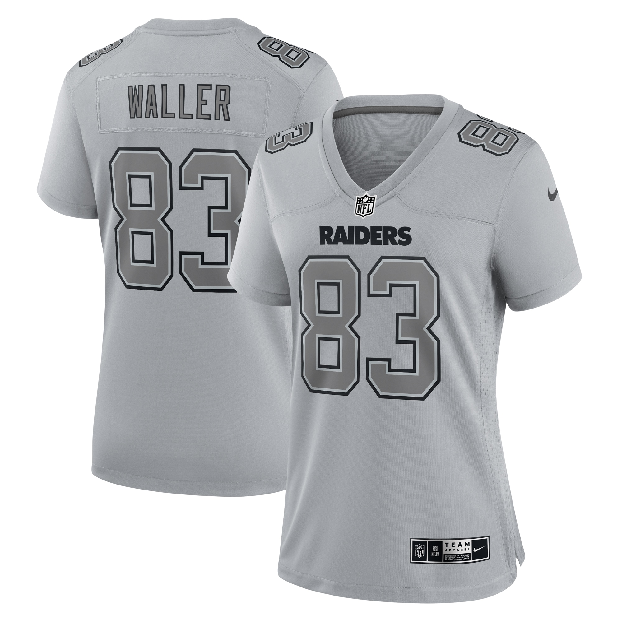 Darren Waller Las Vegas Raiders Women's Atmosphere Fashion Game Jersey - Gray