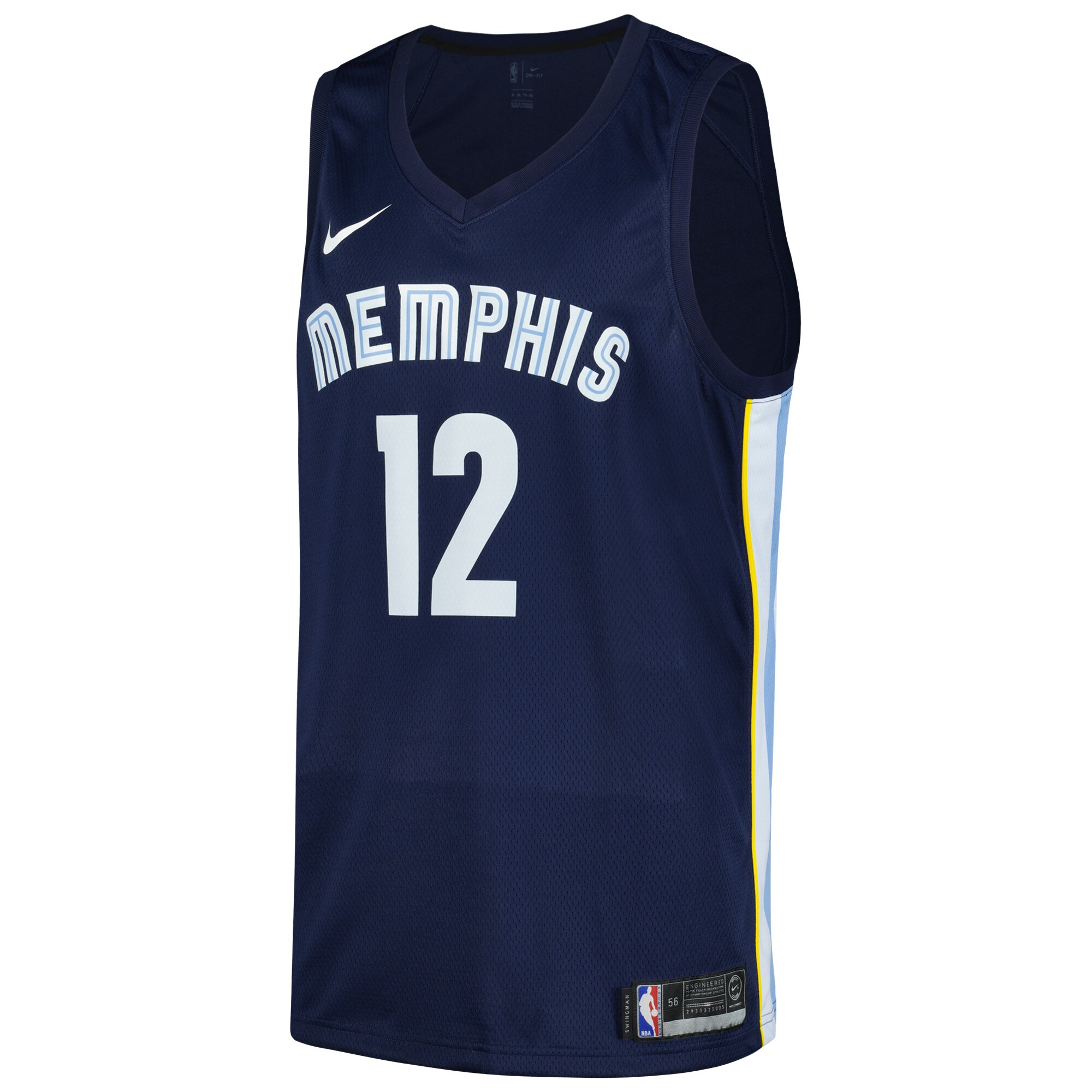 Ja Morant Memphis Grizzlies Swingman Player Jersey - Icon Edition - Navy