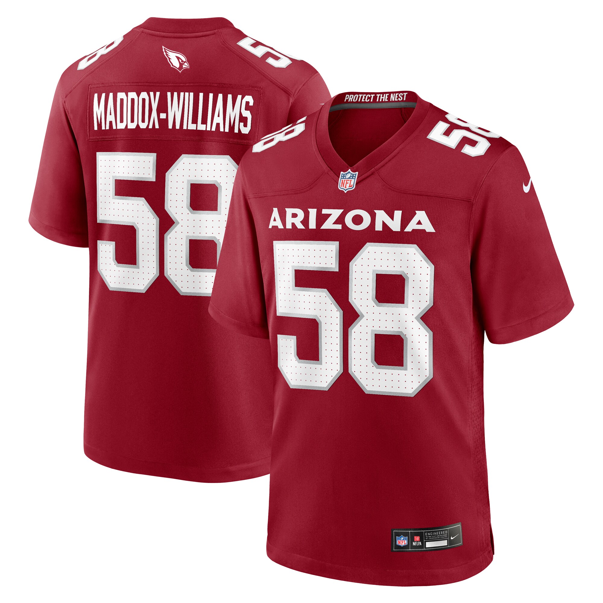 Tyreek Maddox-Williams Arizona Cardinals   Game Jersey -  Cardinal
