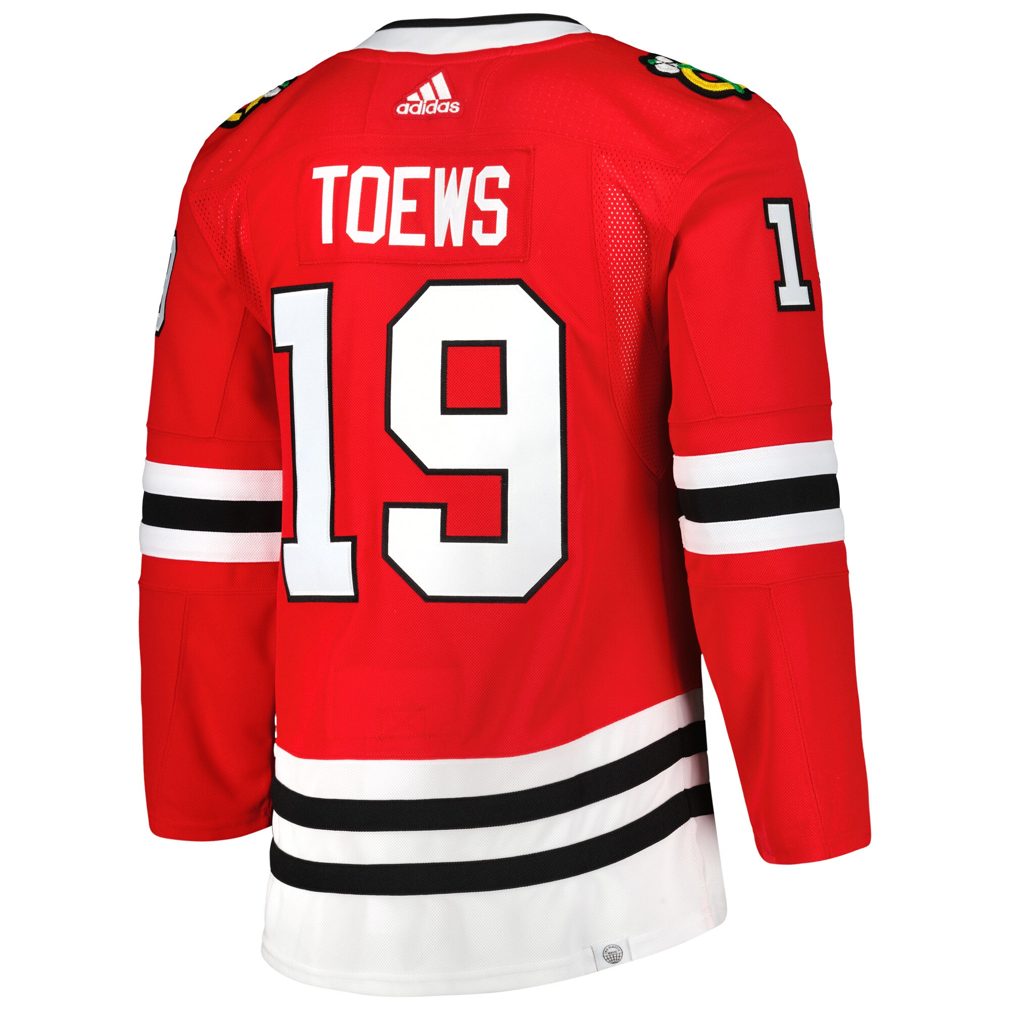 Jonathan Toews Chicago Blackhawks adidas  Primegreen Authentic Pro Player Jersey - Red