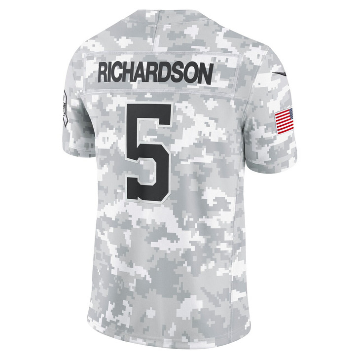 Anthony Richardson Indianapolis Colts 2024 Salute to Service Limited Jersey - Arctic Camo