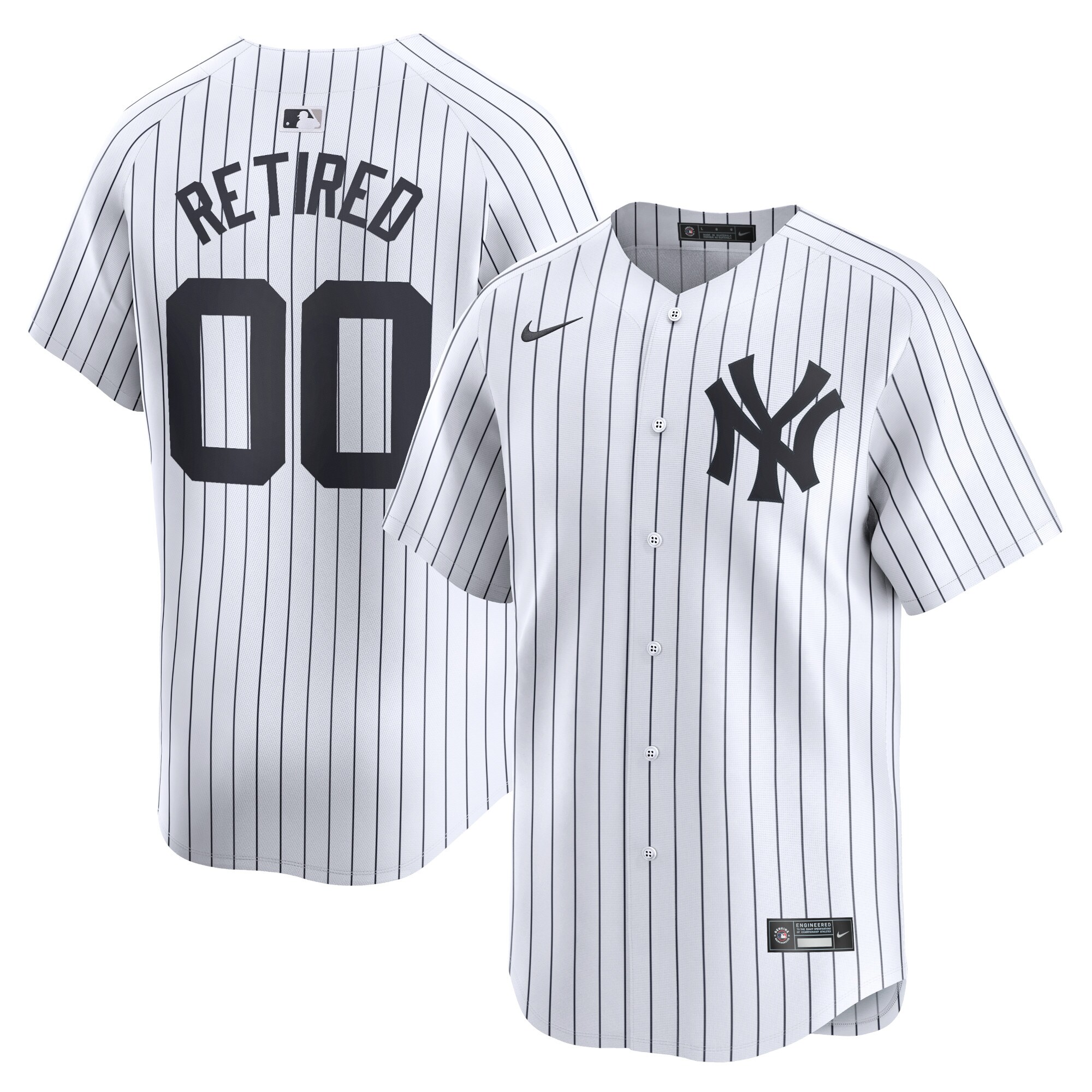 New York Yankees Home Limited Pick-A-Player Retired Roster Jersey - White