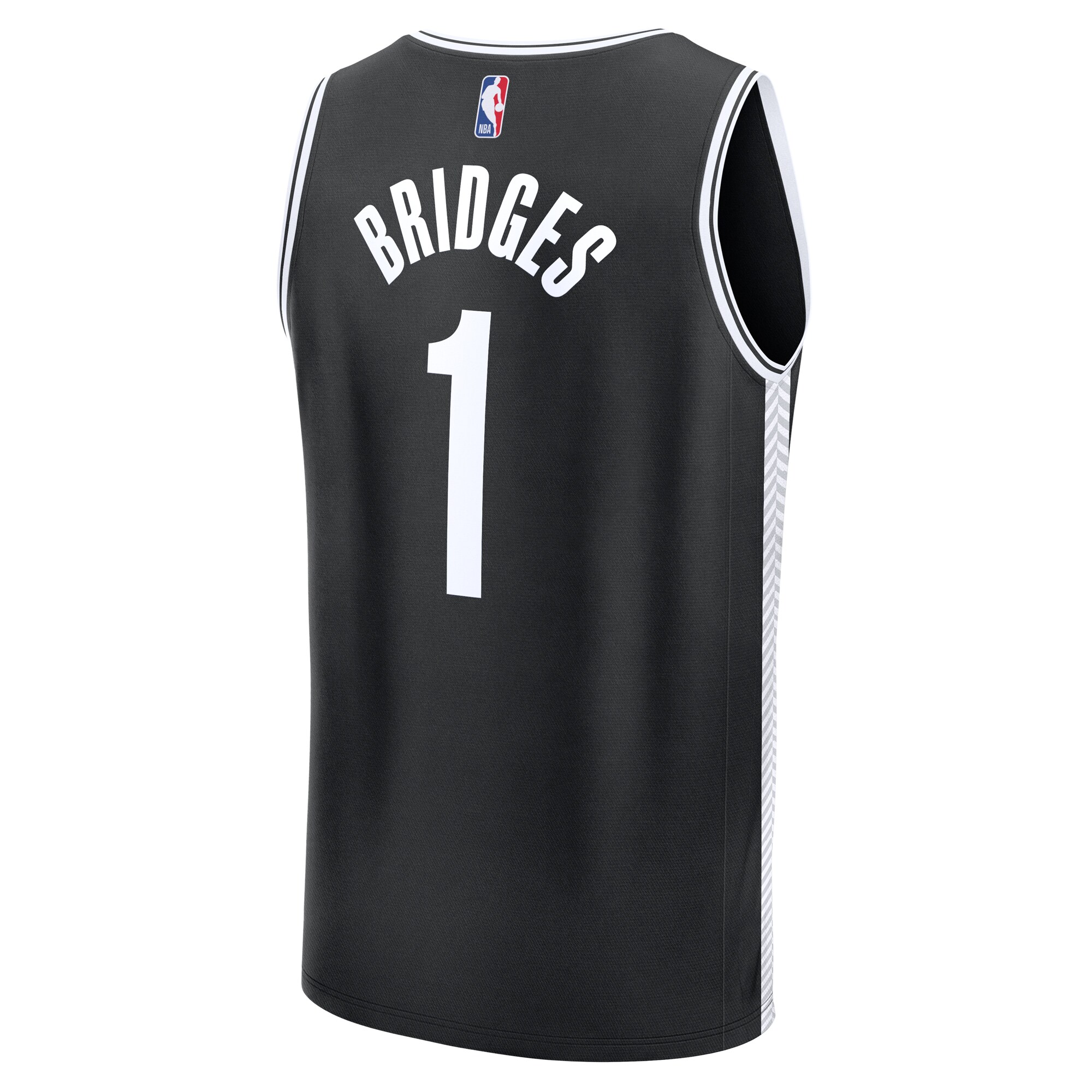 Mikal Bridges Brooklyn Nets Fanatics Fast Break Player Jersey - Icon Edition - Black