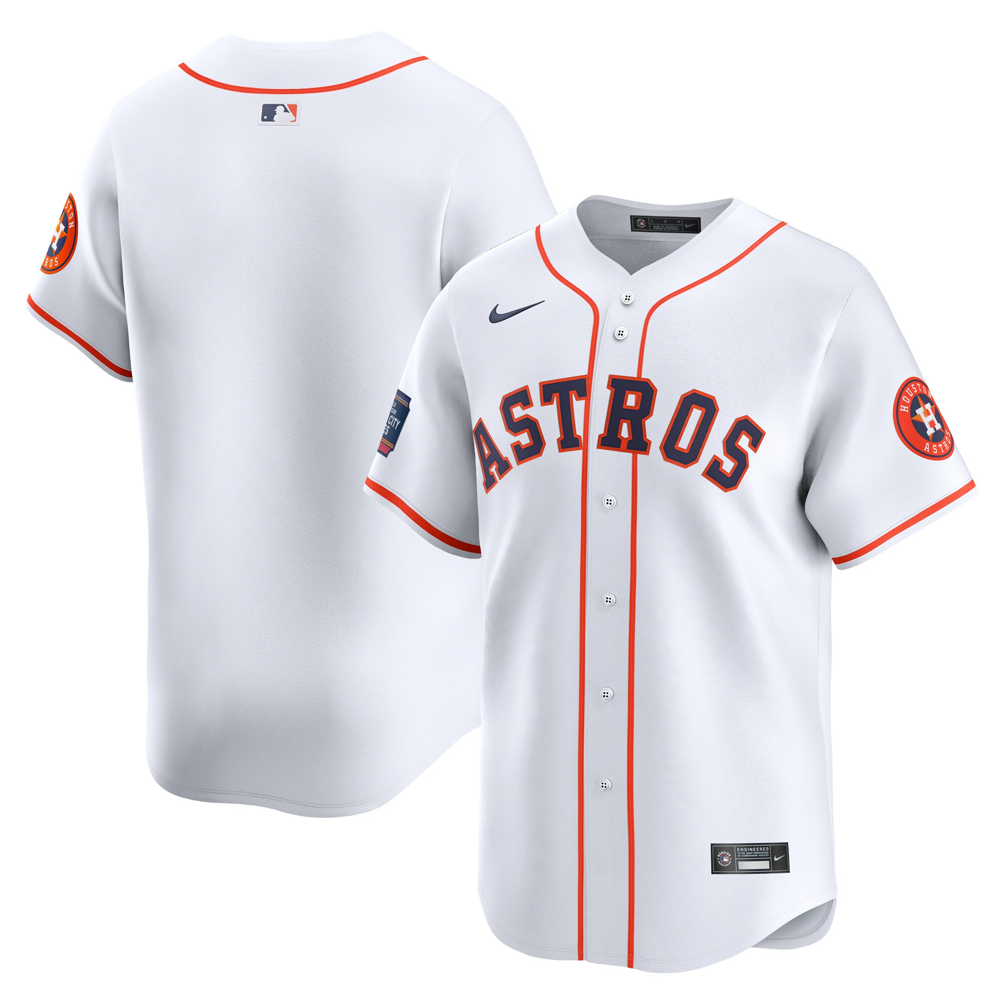 Houston Astros 2024 MLB World Tour Mexico City Series Home Limited Jersey White