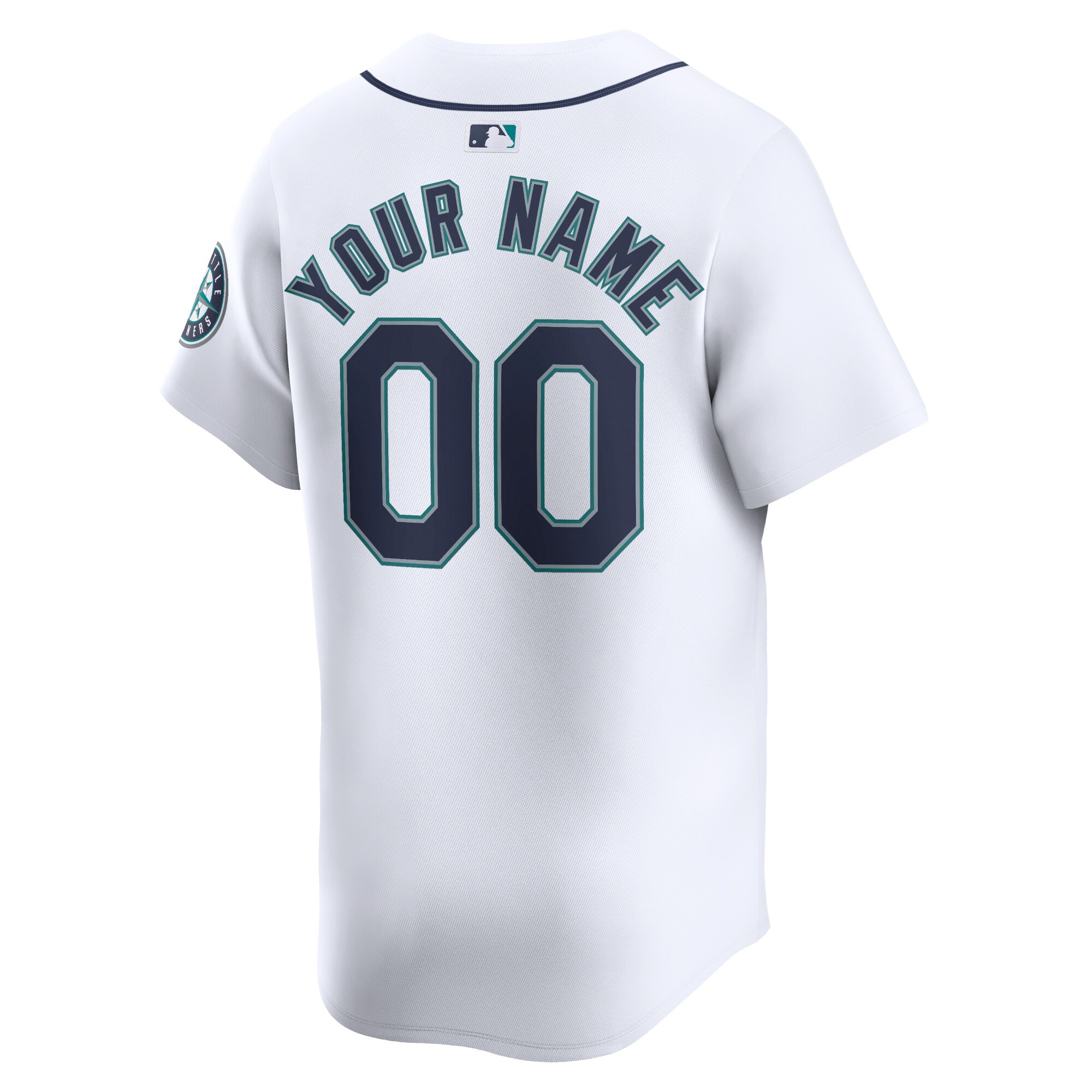 Seattle Mariners  Home Limited Custom Jersey - White
