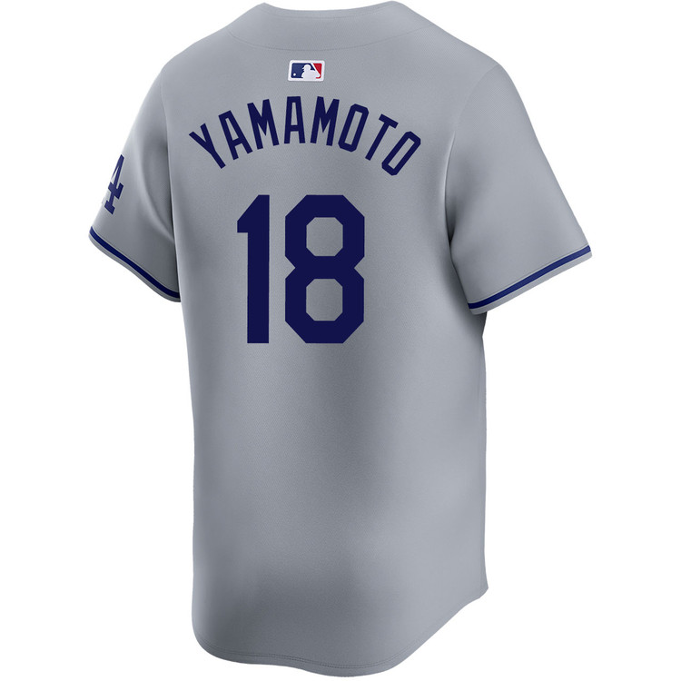 Yoshinobu Yamamoto Los Angeles Dodgers Road Limited Jersey