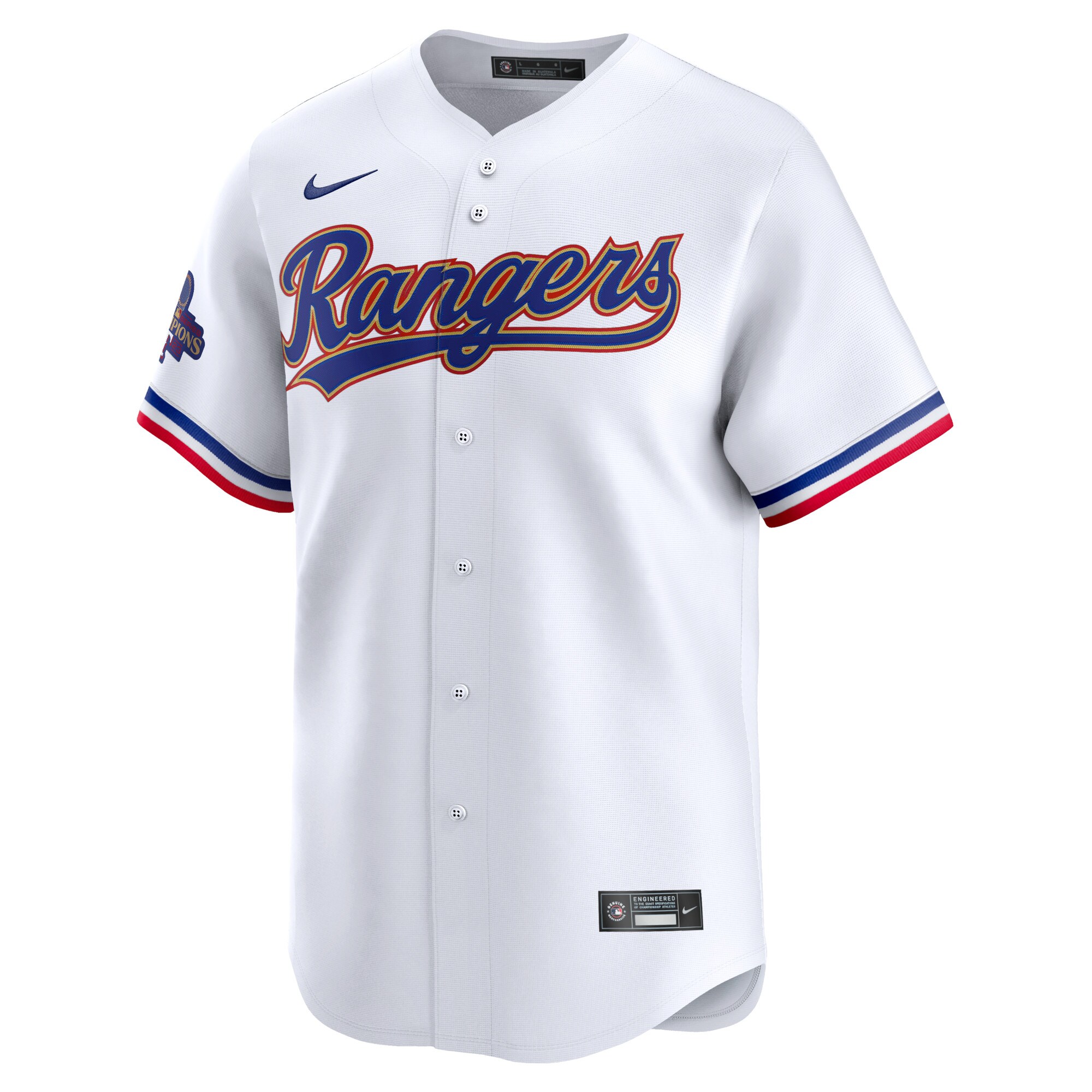 Jose Leclerc Texas Rangers 2024 Gold Collection Limited Player Jersey White