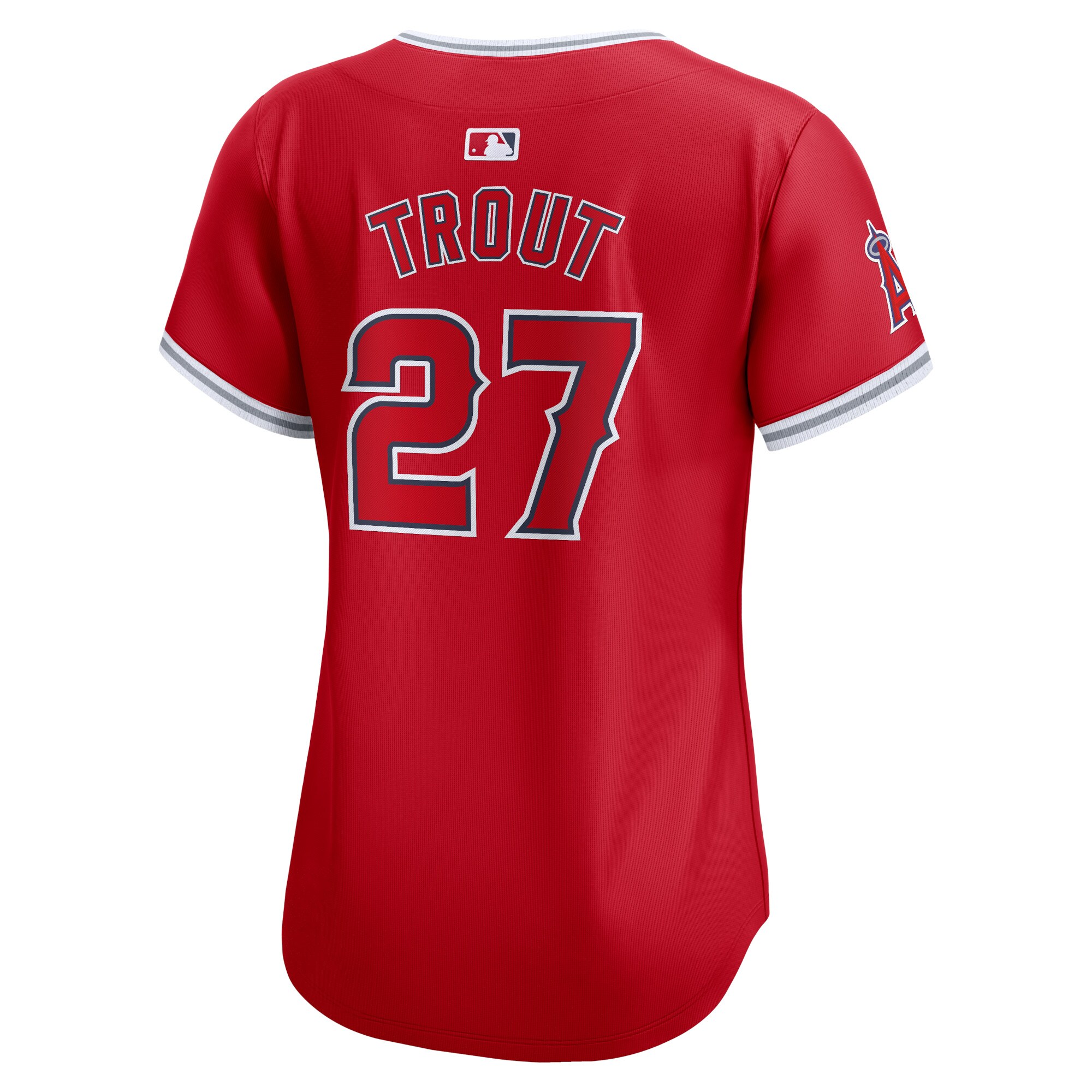 Mike Trout Los Angeles Angels  Women's Alternate Limited Player Jersey Red