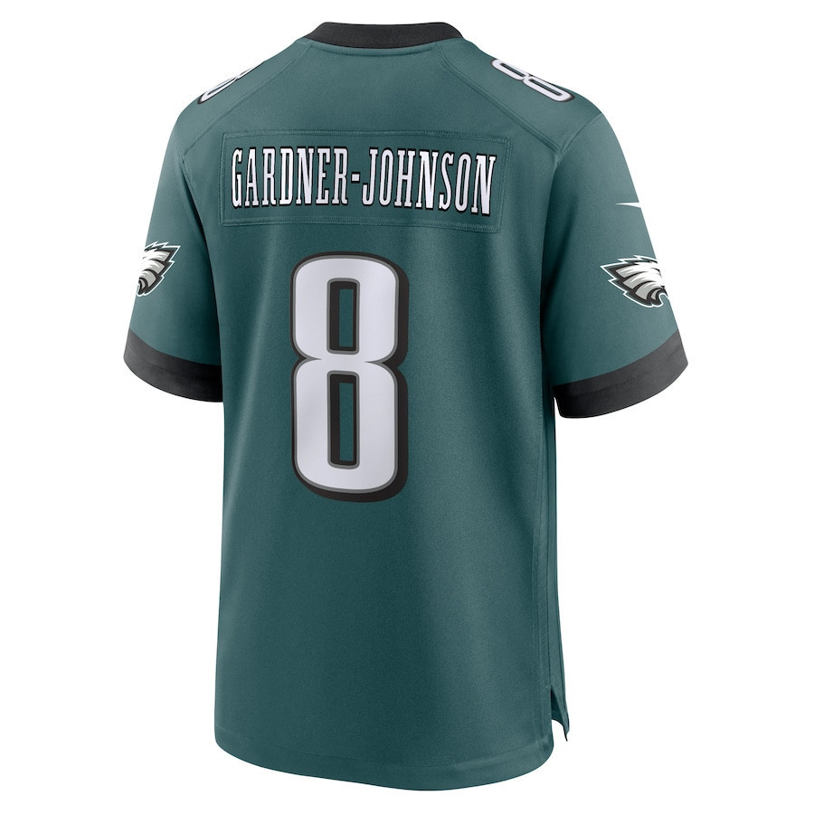C.J. Gardner-Johnson #8 Philadelphia Eagles Super Bowl LIX Jersey - Men's - Midnight Green