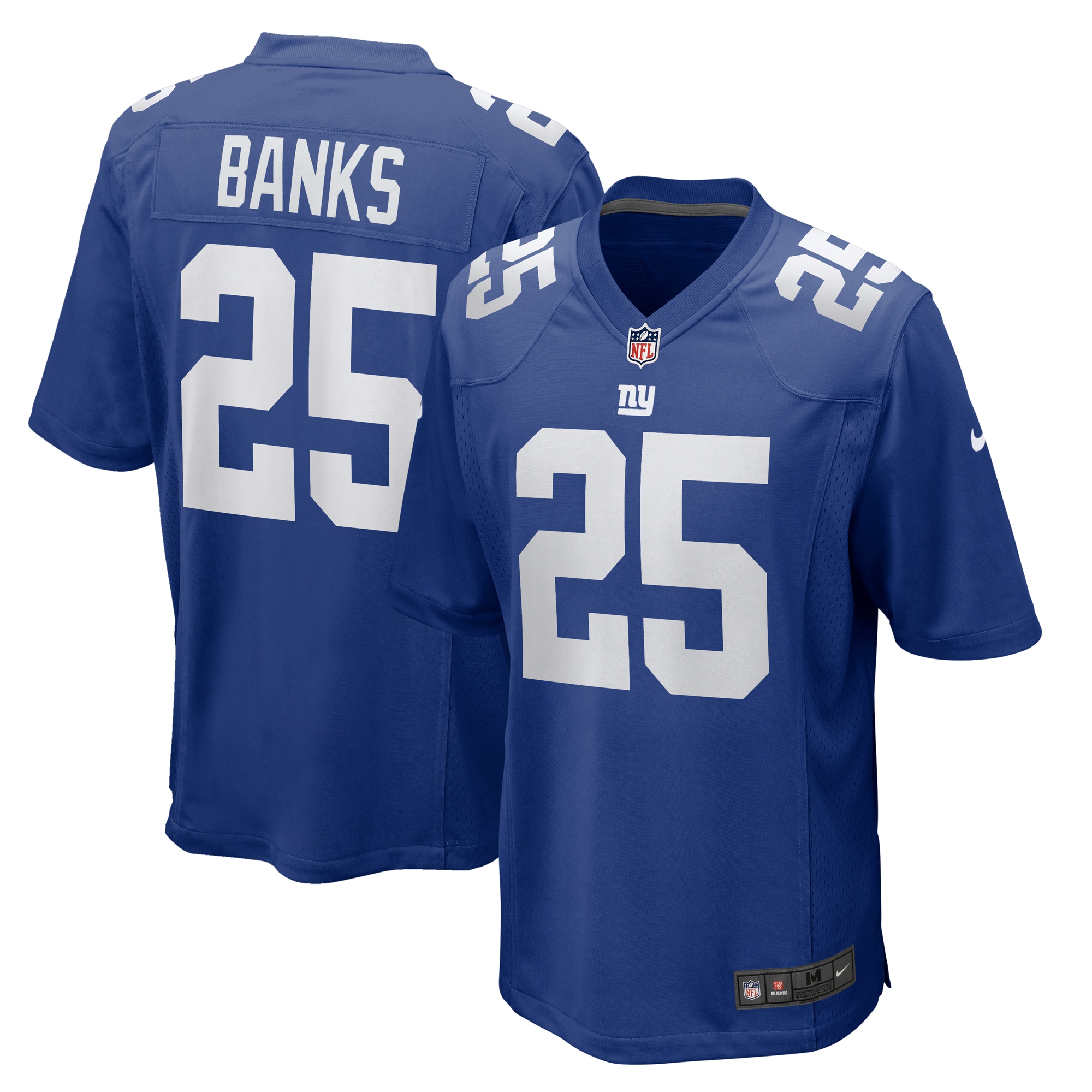 Deonte Banks New York Giants  Team Game Jersey -  Royal