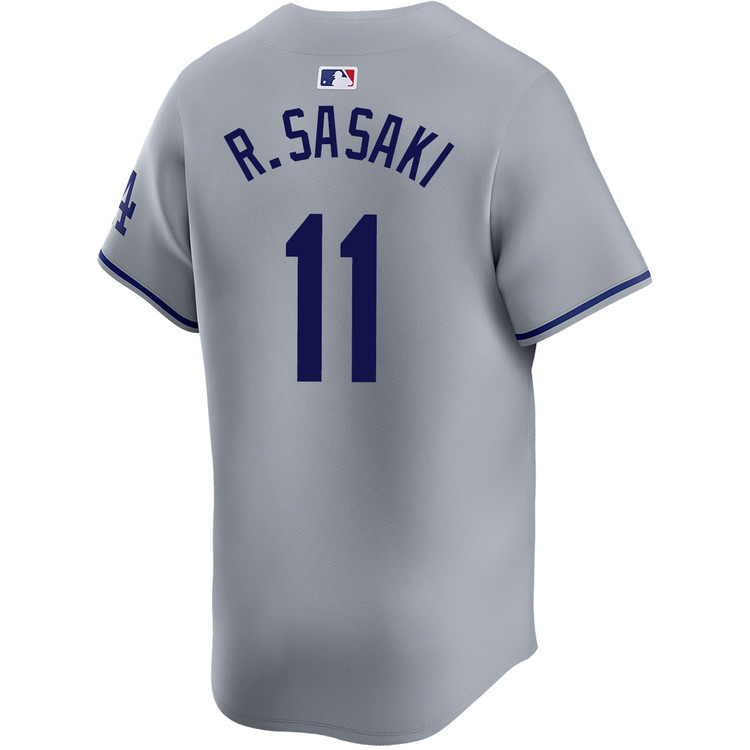 Roki Sasaki Los Angeles Dodgers Road Limited Jersey