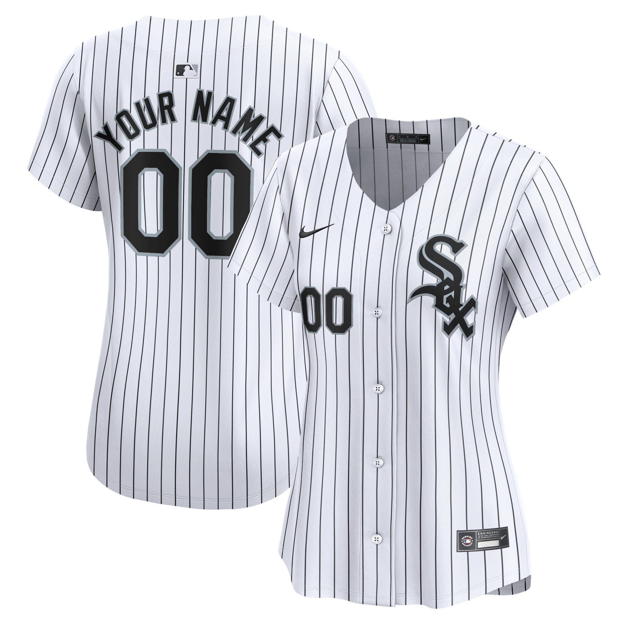 Chicago White Sox  Women's Home Limited Custom Jersey - White