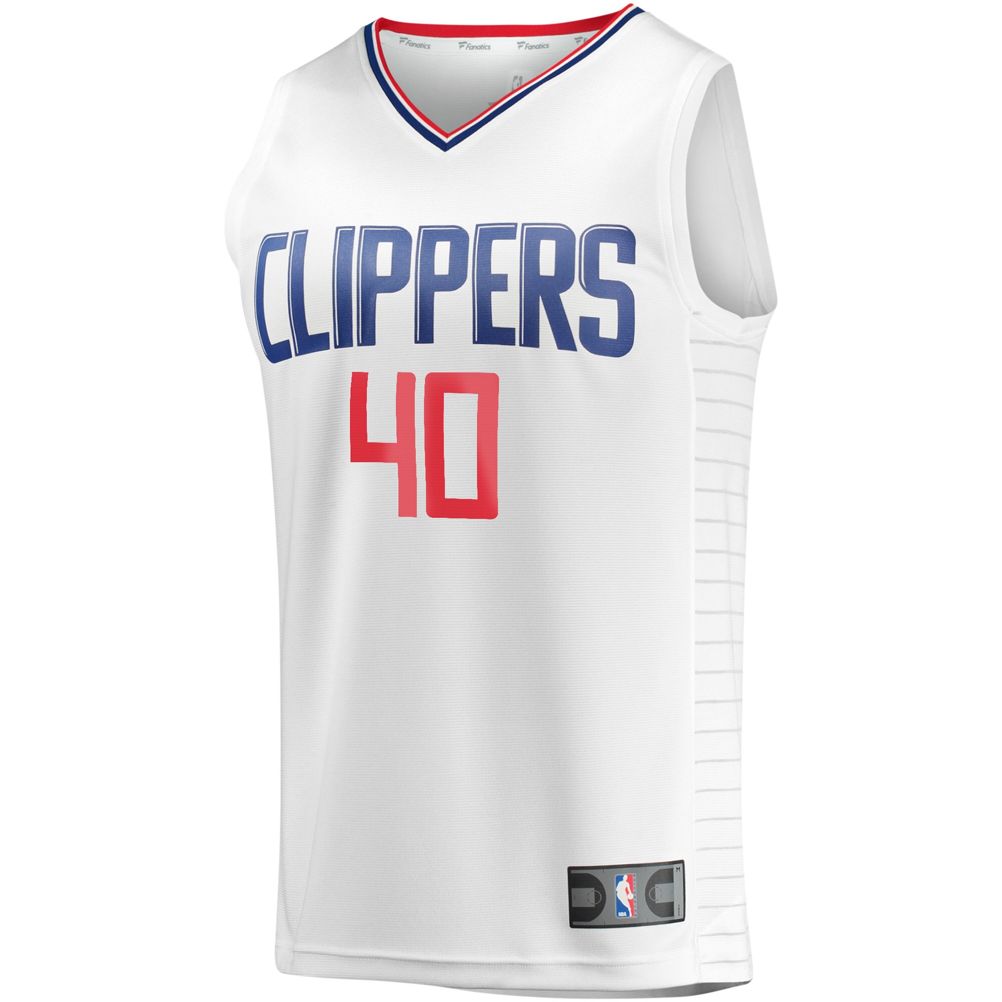 Ivica Zubac LA Clippers Fanatics Youth Fast Break Player Jersey - Association Edition - White