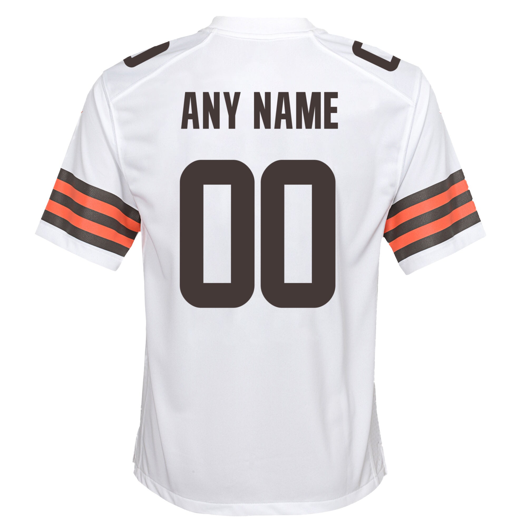 Cleveland Browns Custom Game Jersey - White
