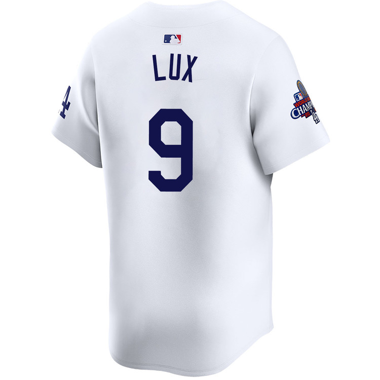 Gavin Lux Los Angeles Dodgers Home Limited World Series Champions Jersey