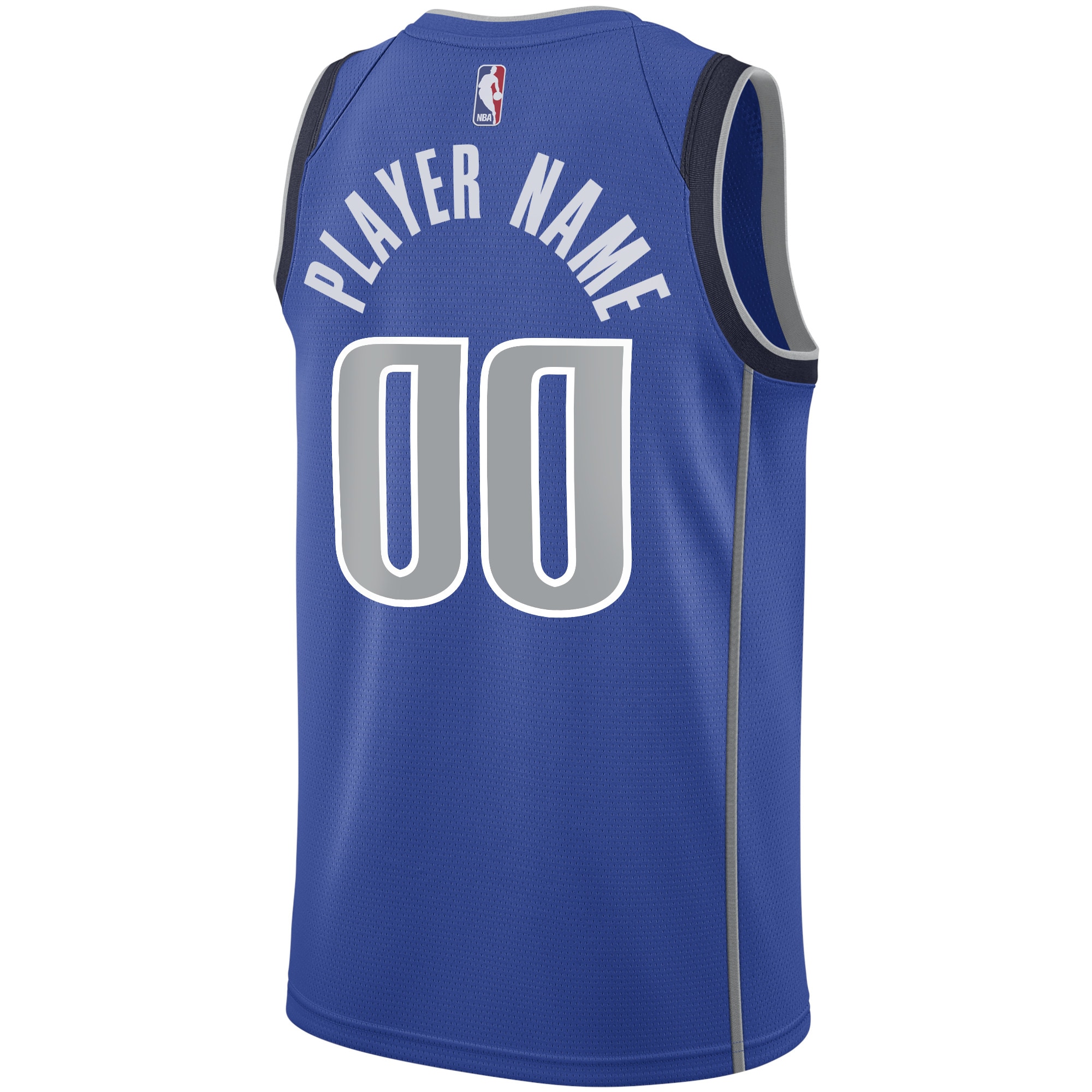 Dallas Mavericks  Swingman Custom Jersey Blue - Icon Edition