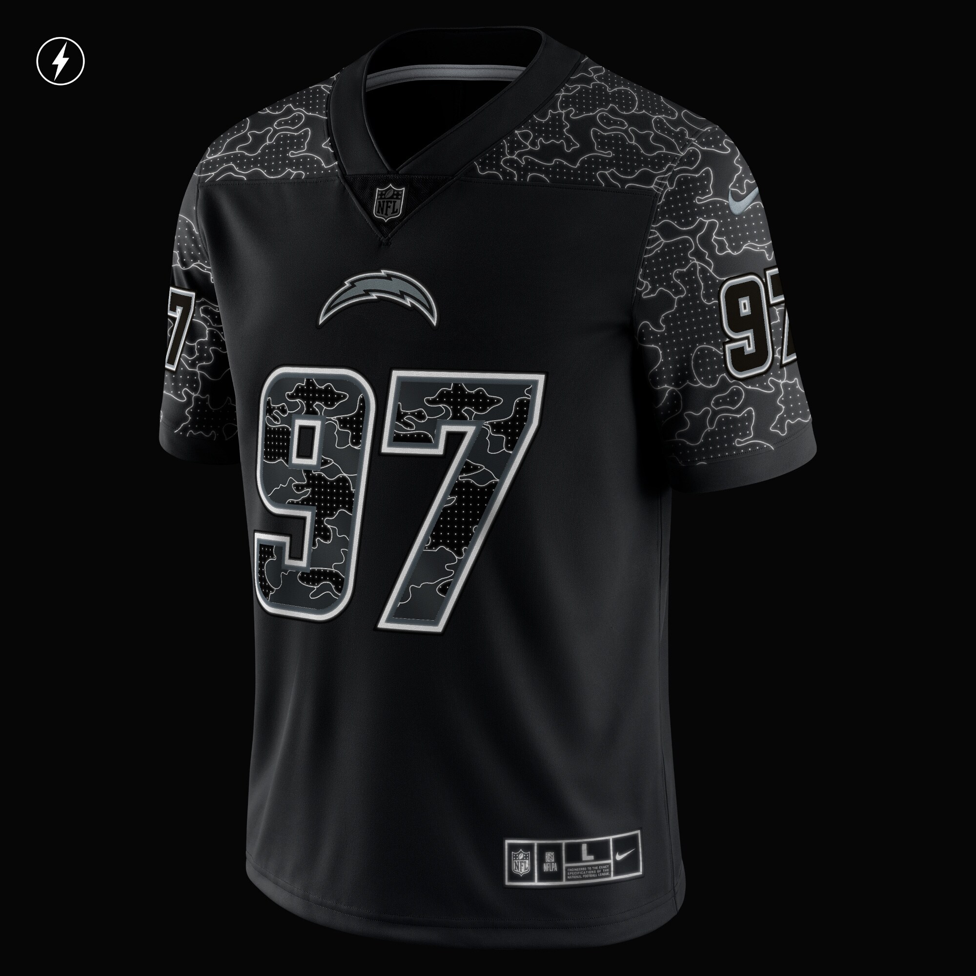 Joey Bosa Los Angeles Chargers  RFLCTV Limited Jersey - Black