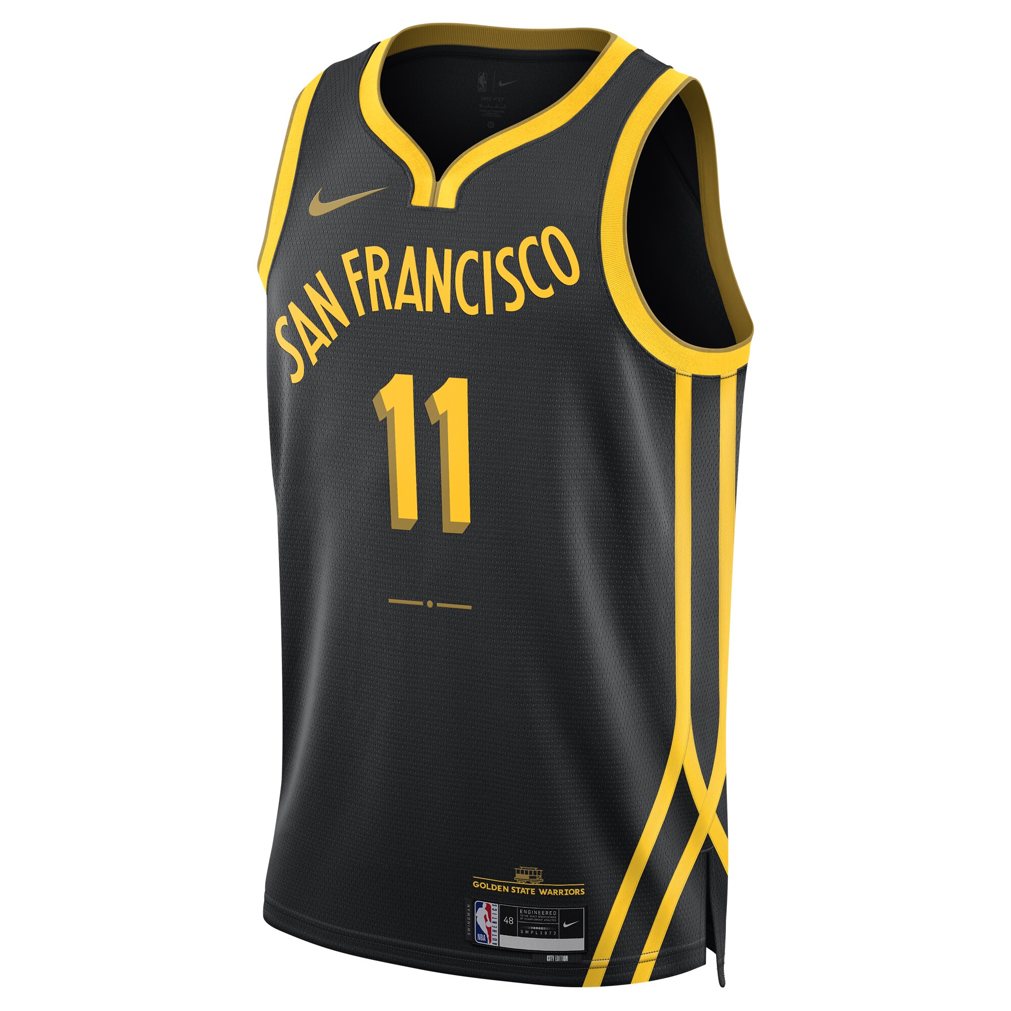 Klay Thompson Golden State Warriors Unisex 2023\/24 Swingman Jersey - Black - City Edition