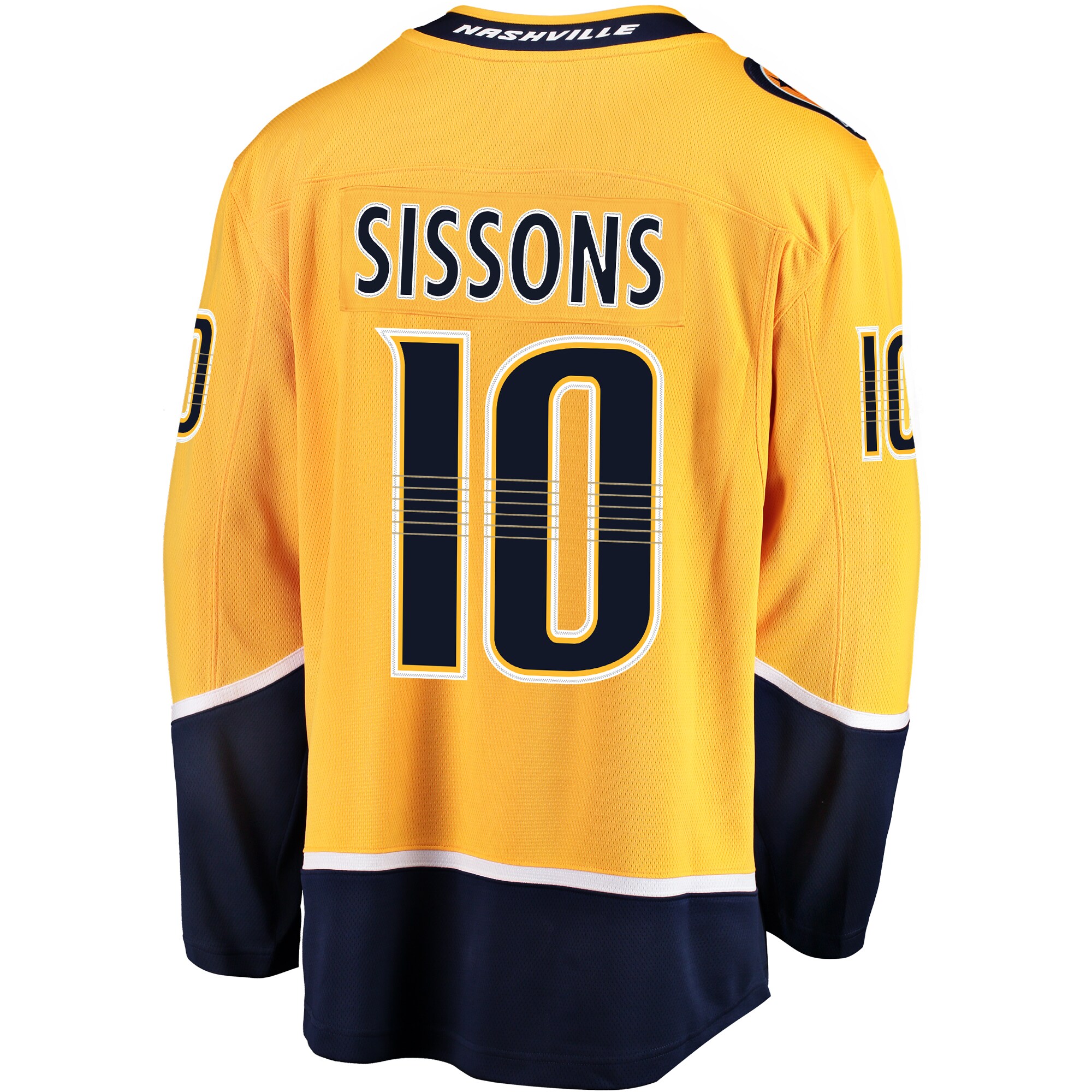 Colton Sissons Nashville Predators Fanatics Breakaway Player Jersey - Gold