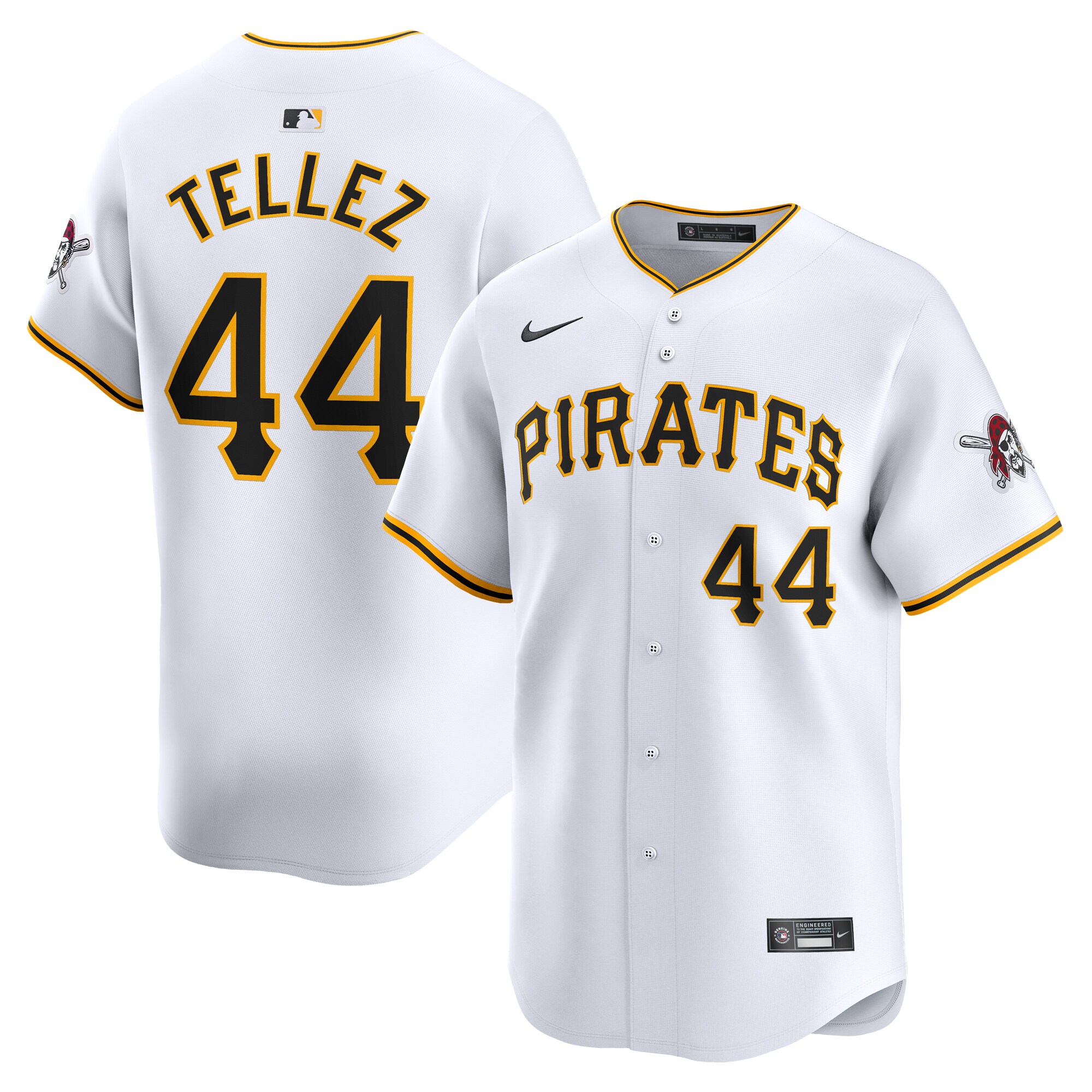 Rowdy Tellez Pittsburgh Pirates  Home Limited Player Jersey White