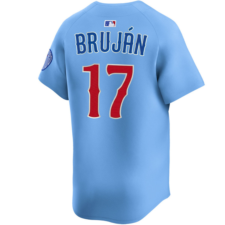 Vidal Bruján an Chicago Cubs Blues Alternate Limited Jersey