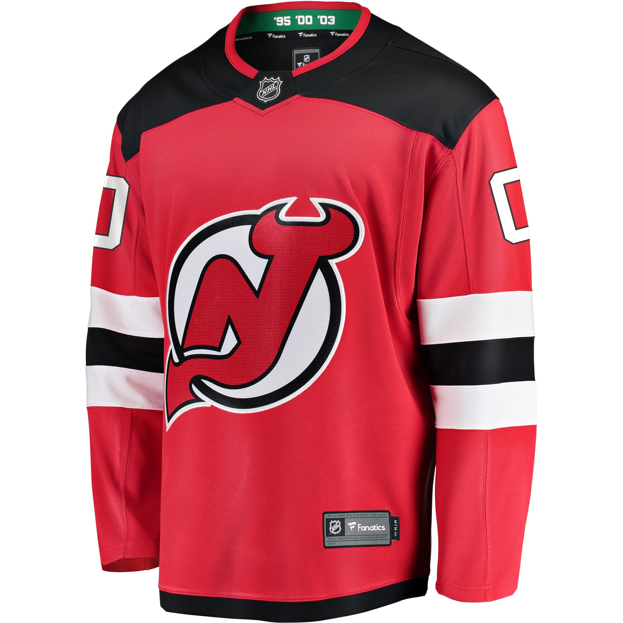 New Jersey Devils Fanatics Youth Home Breakaway Custom Jersey - Red