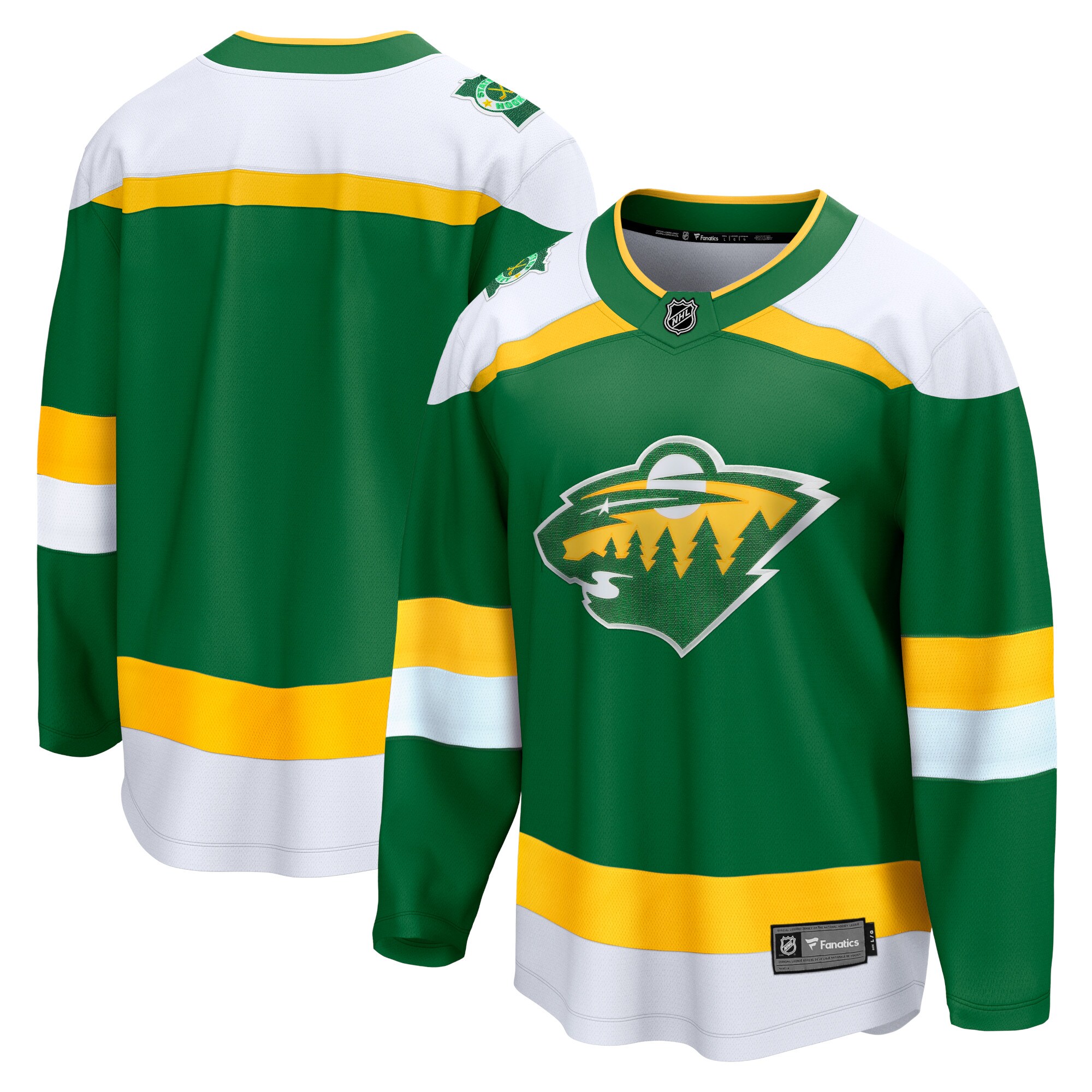 Minnesota Wild Fanatics Alternate Premier Breakaway Jersey Green