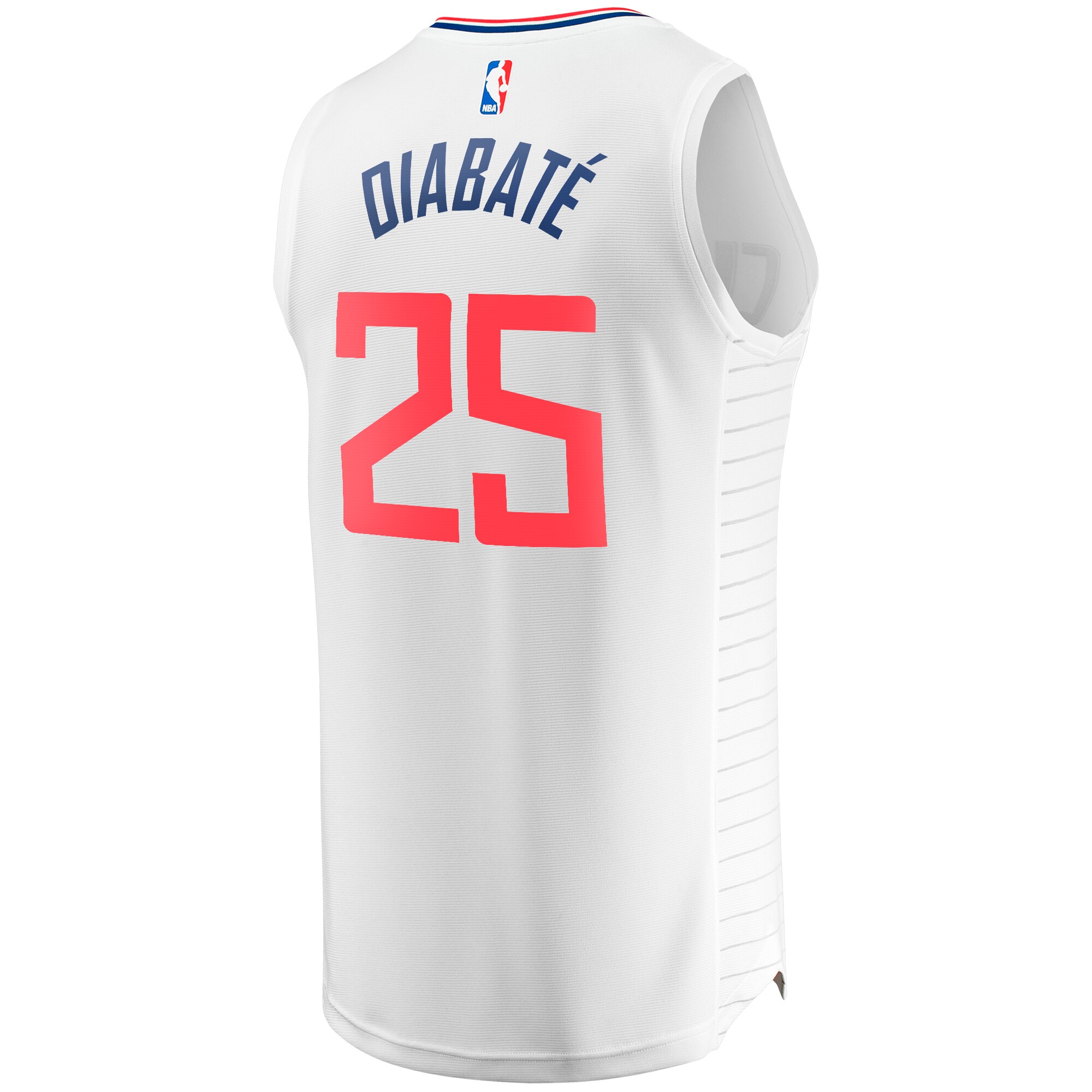 Moussa Diabat\u00c3\u00a9 LA Clippers Fanatics Fast Break Player Jersey - Association Edition - White