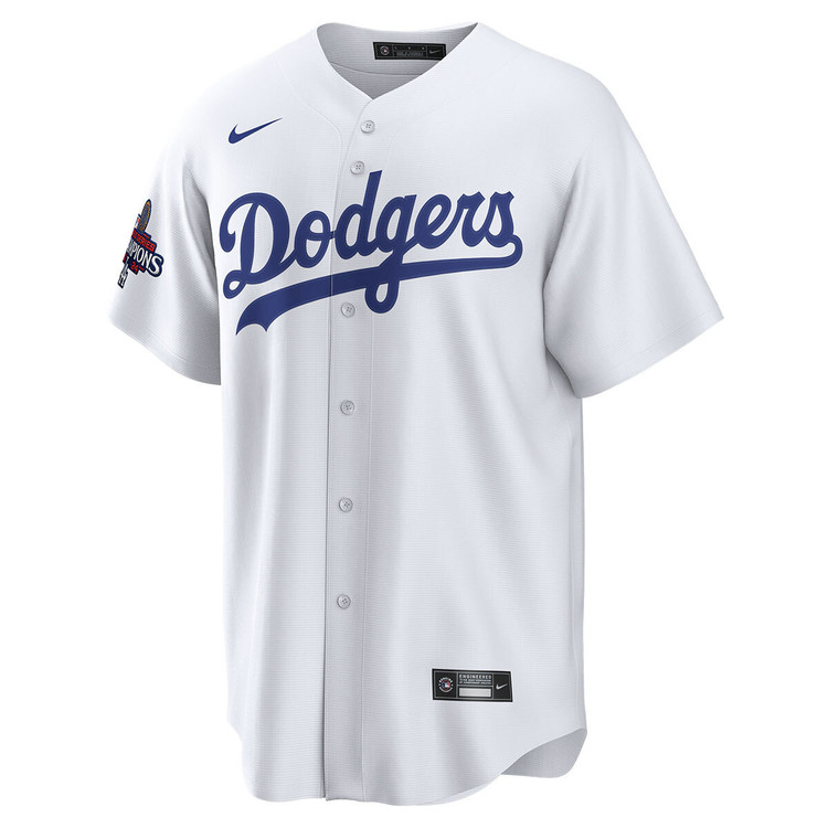 Dave Roberts Los Angeles Dodgers Home World Series Champions Jersey