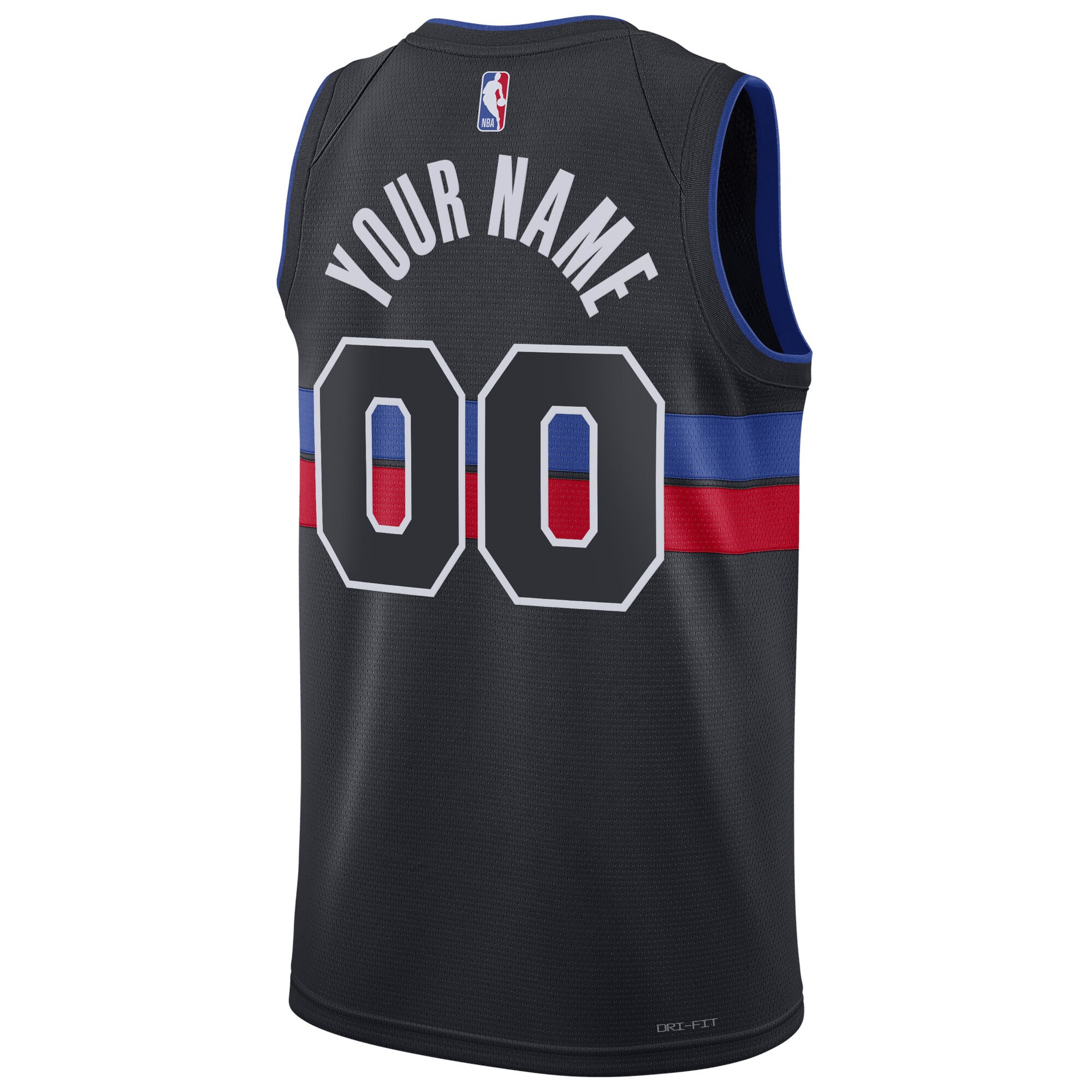Detroit Pistons Jordan Brand Unisex 2022\/23 Swingman Custom Jersey - Statement Edition - Blue