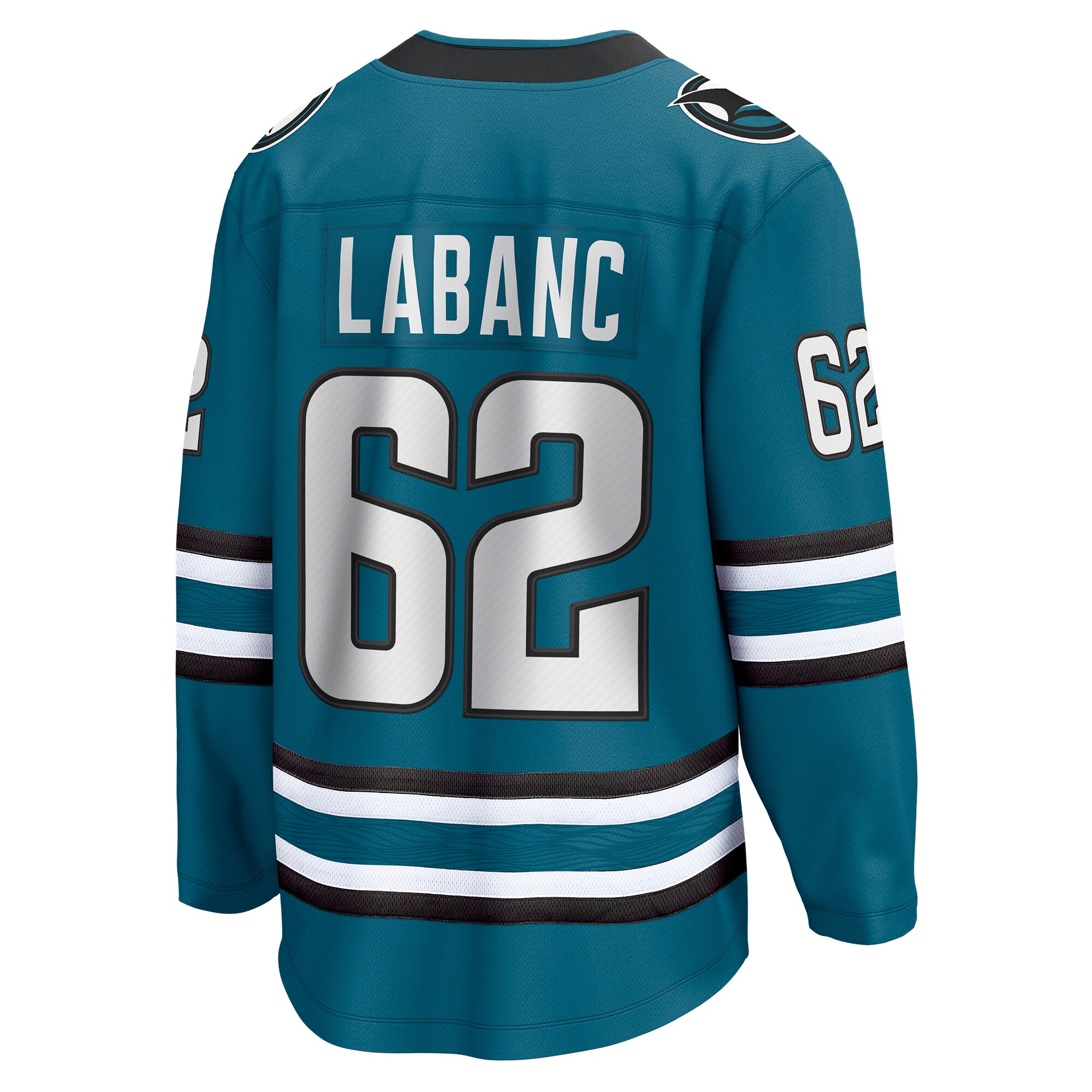 Kevin Labanc San Jose Sharks Fanatics Home Breakaway Player Jersey - Teal