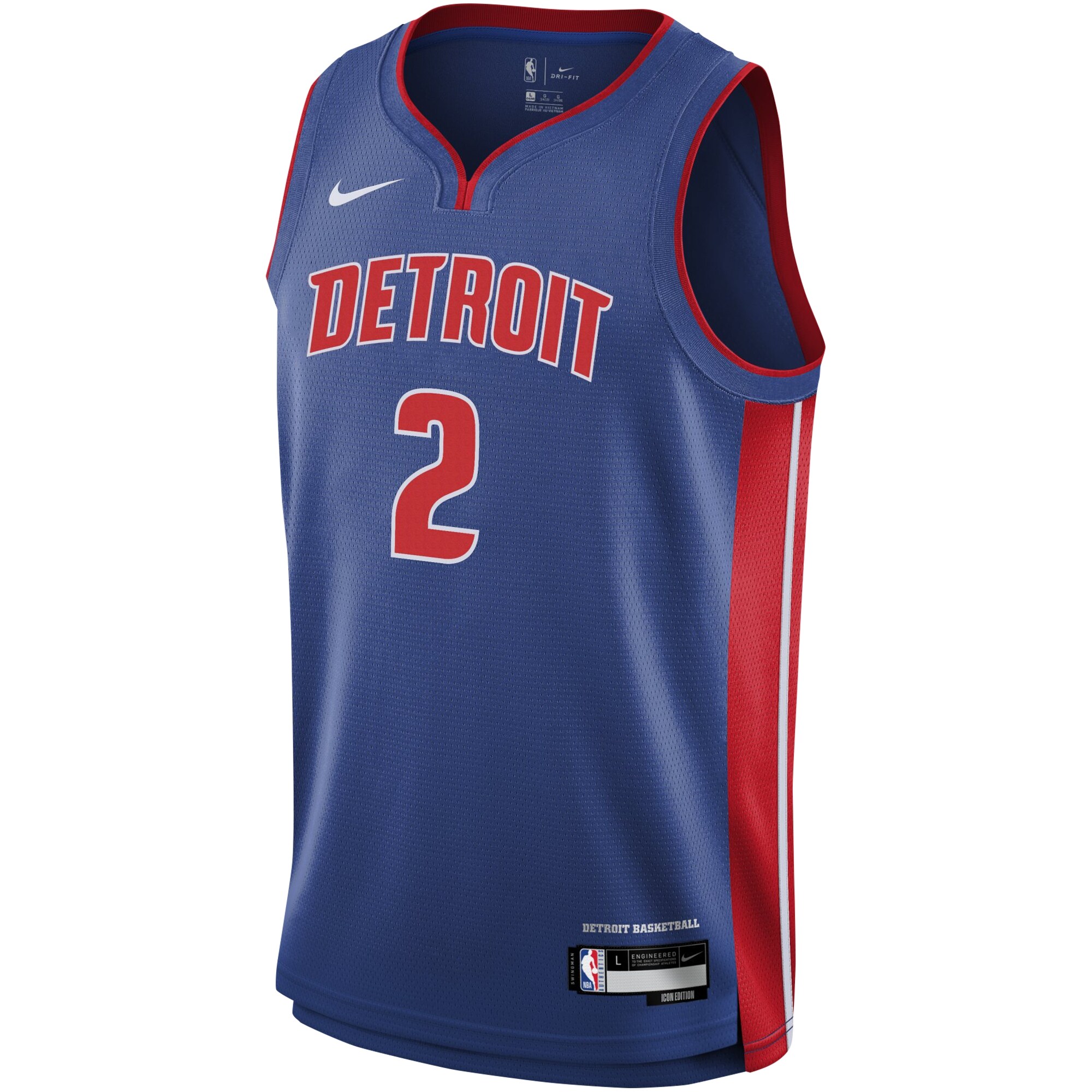 Cade Cunningham Detroit Pistons Youth Swingman Jersey - Icon Edition - Blue