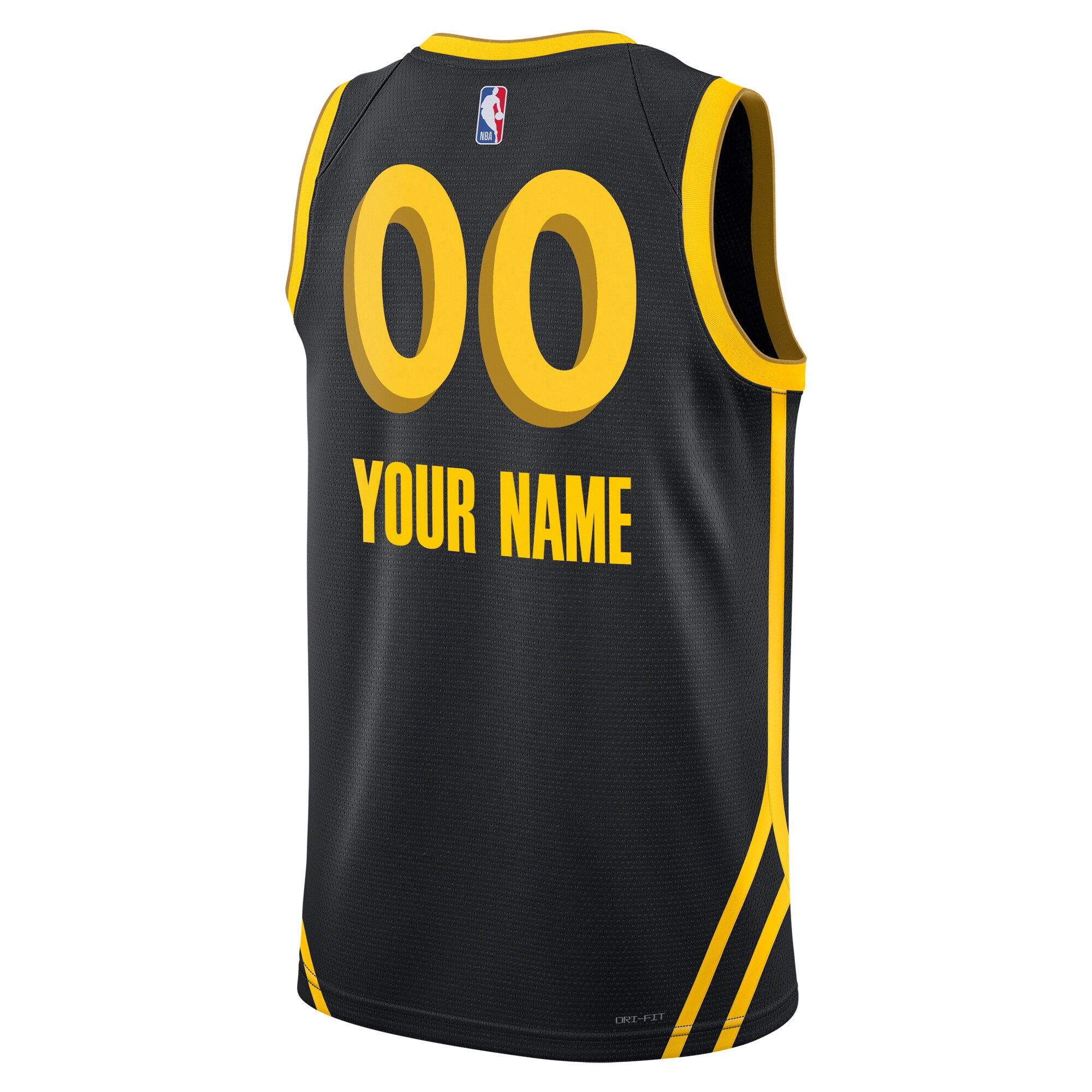 Golden State Warriors  Unisex 2023\/24 Custom Swingman Jersey - Black - City Edition