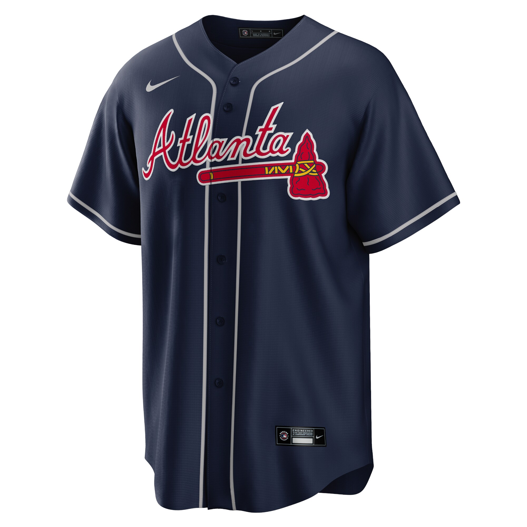Ronald Acuna Jr. Atlanta Braves Alternate Replica Player Name Jersey - Navy