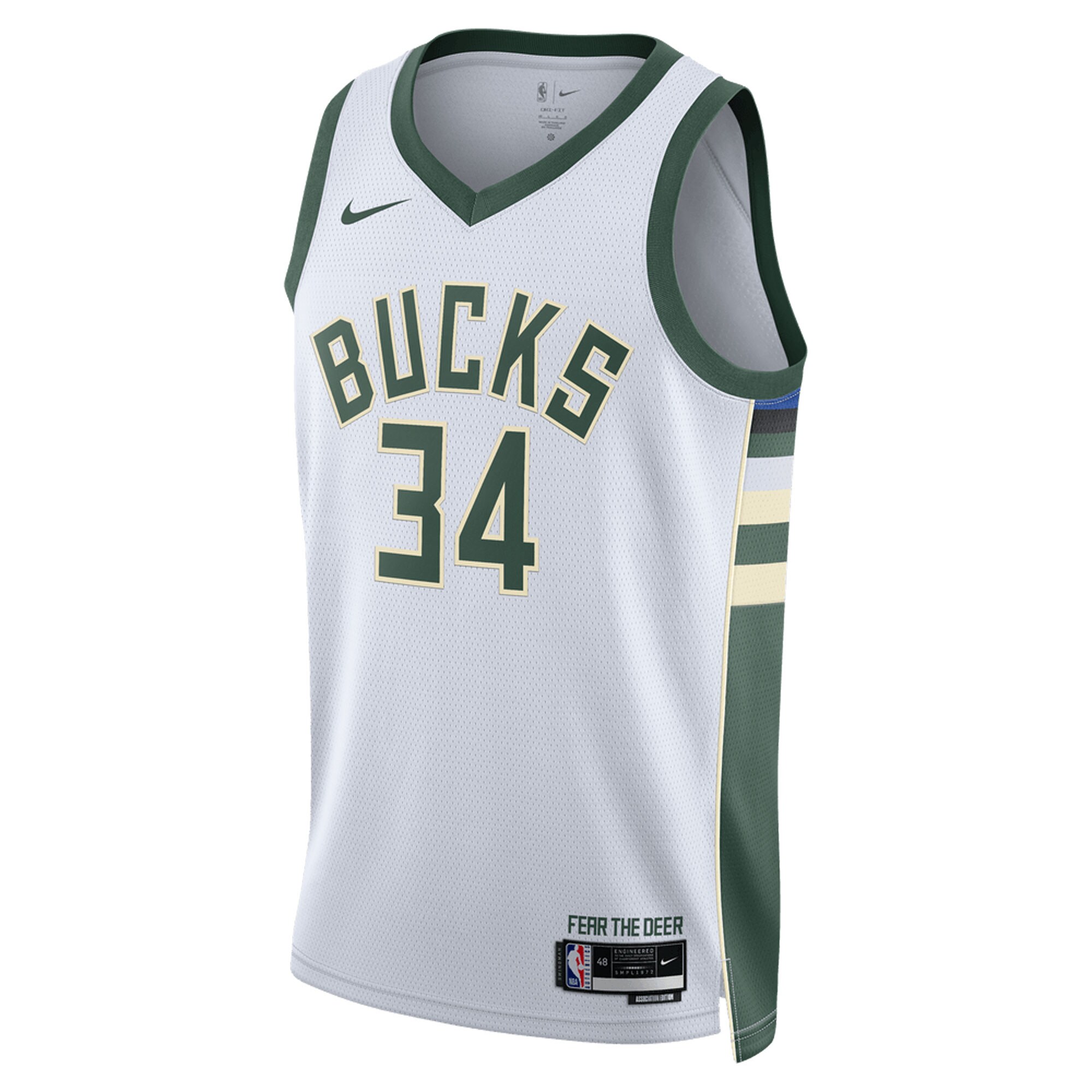 Giannis Antetokounmpo Milwaukee Bucks Unisex Swingman Jersey - Association Edition - White
