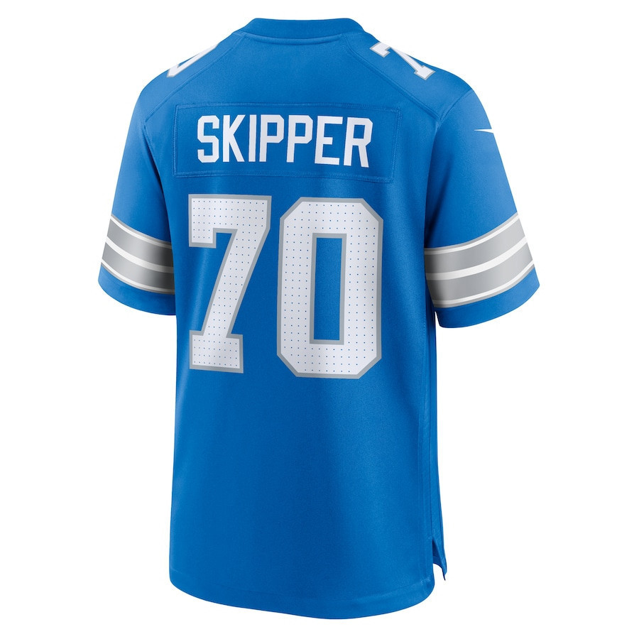 Dan Skipper #70 Detroit Lions Super Bowl LIX Jersey - Men's - Blue