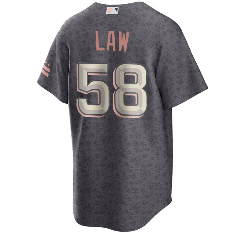 Derek Law Washington Nationals City Connect Jersey