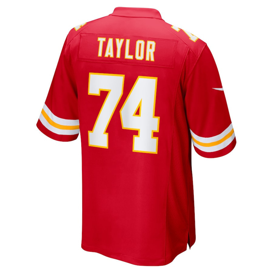 Jawaan Taylor #74 Kansas City Chiefs Super Bowl LIX Jersey - Men's - Red
