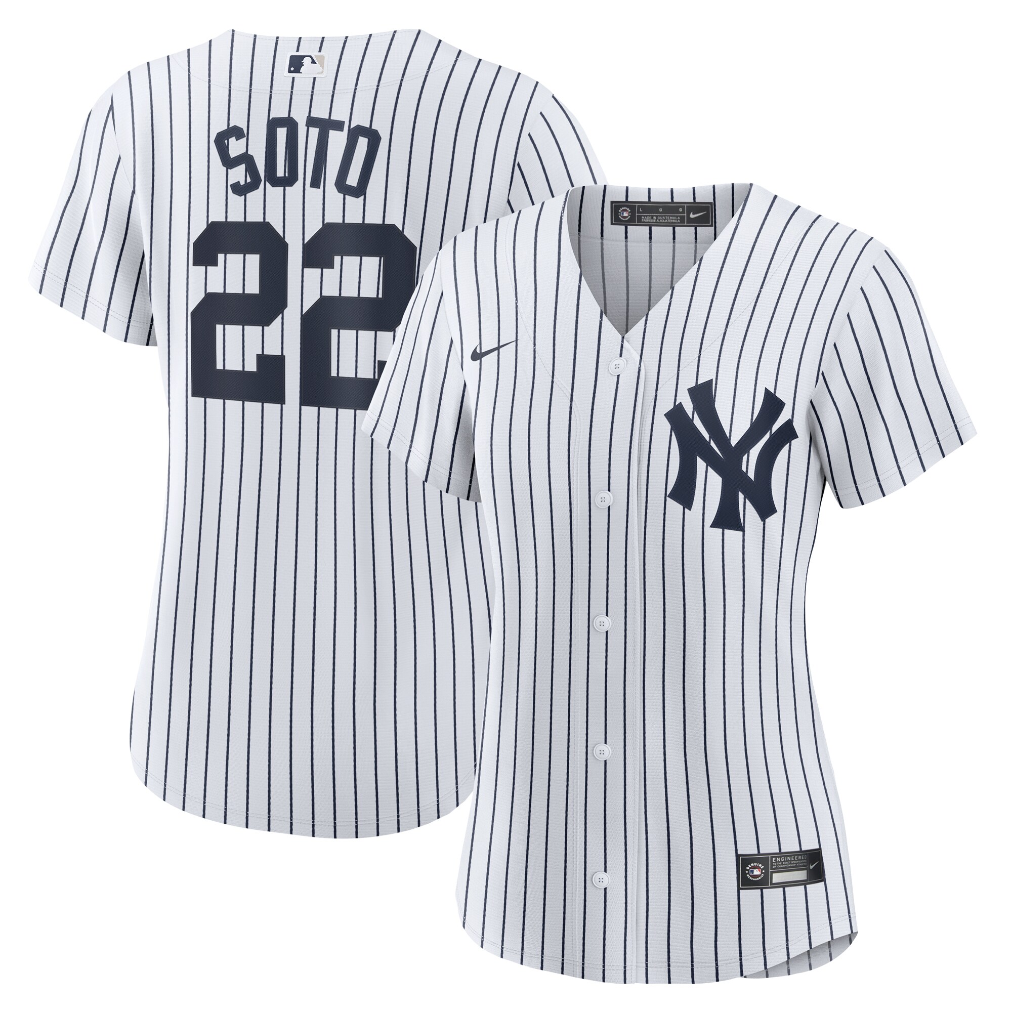 Juan Soto New York Yankees  Women's Home Replica Player Jersey White
